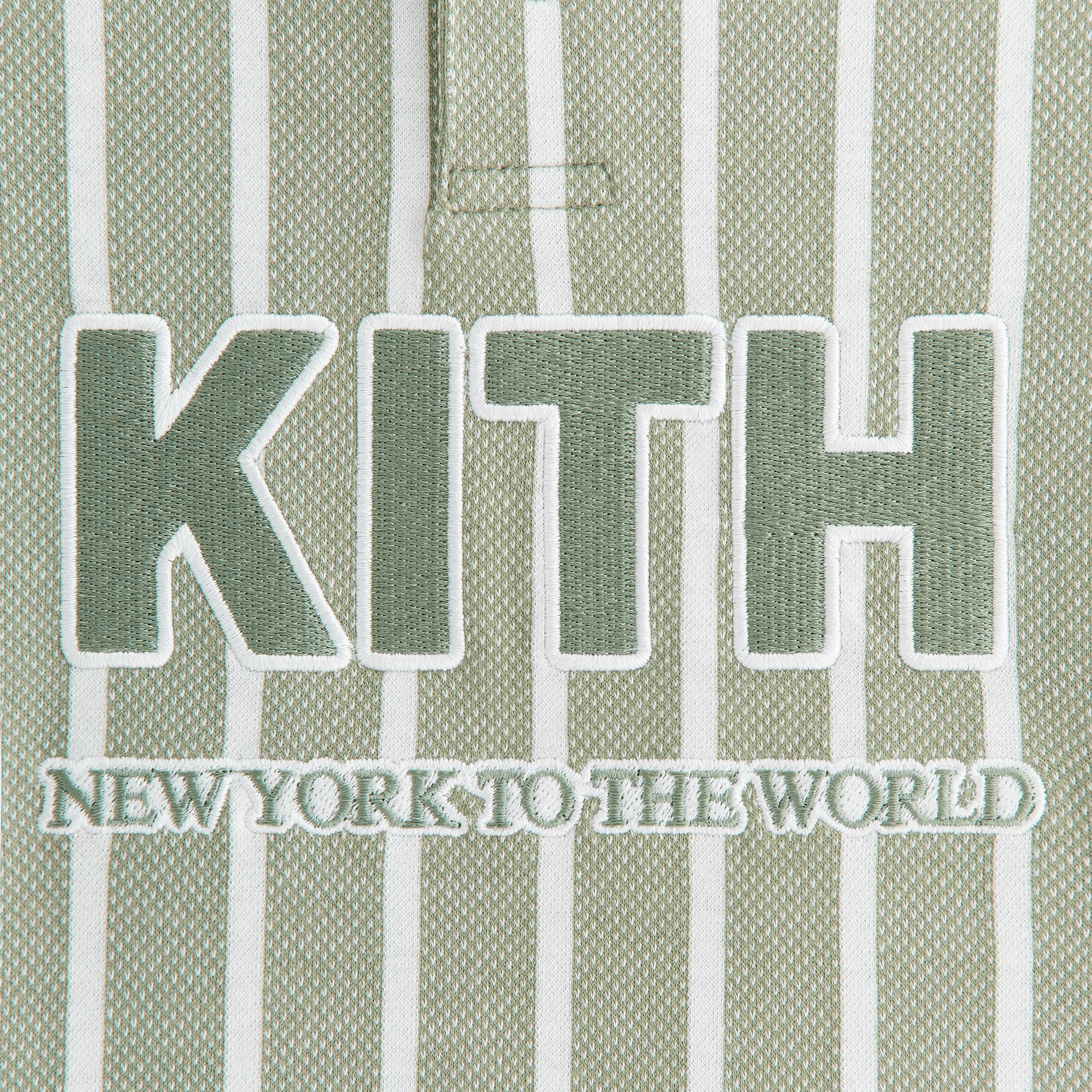 Kith Kids Birdseye Pearson Henley Pullover - Spear — Image 2
