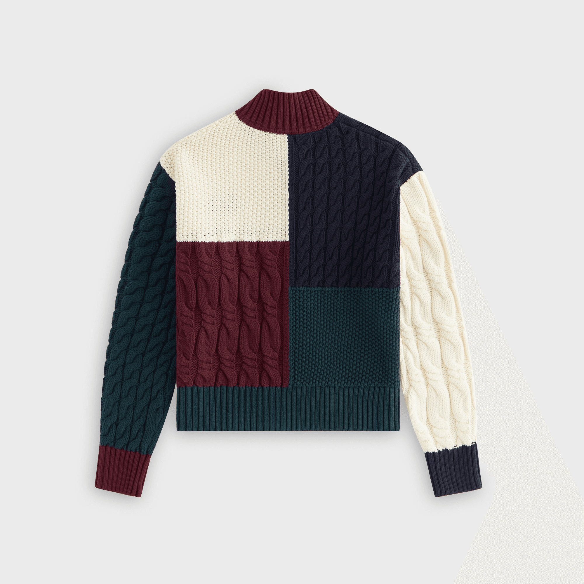Kith Kids Color-Block Wyona Full Zip Sweater - Stadium — Image 4
