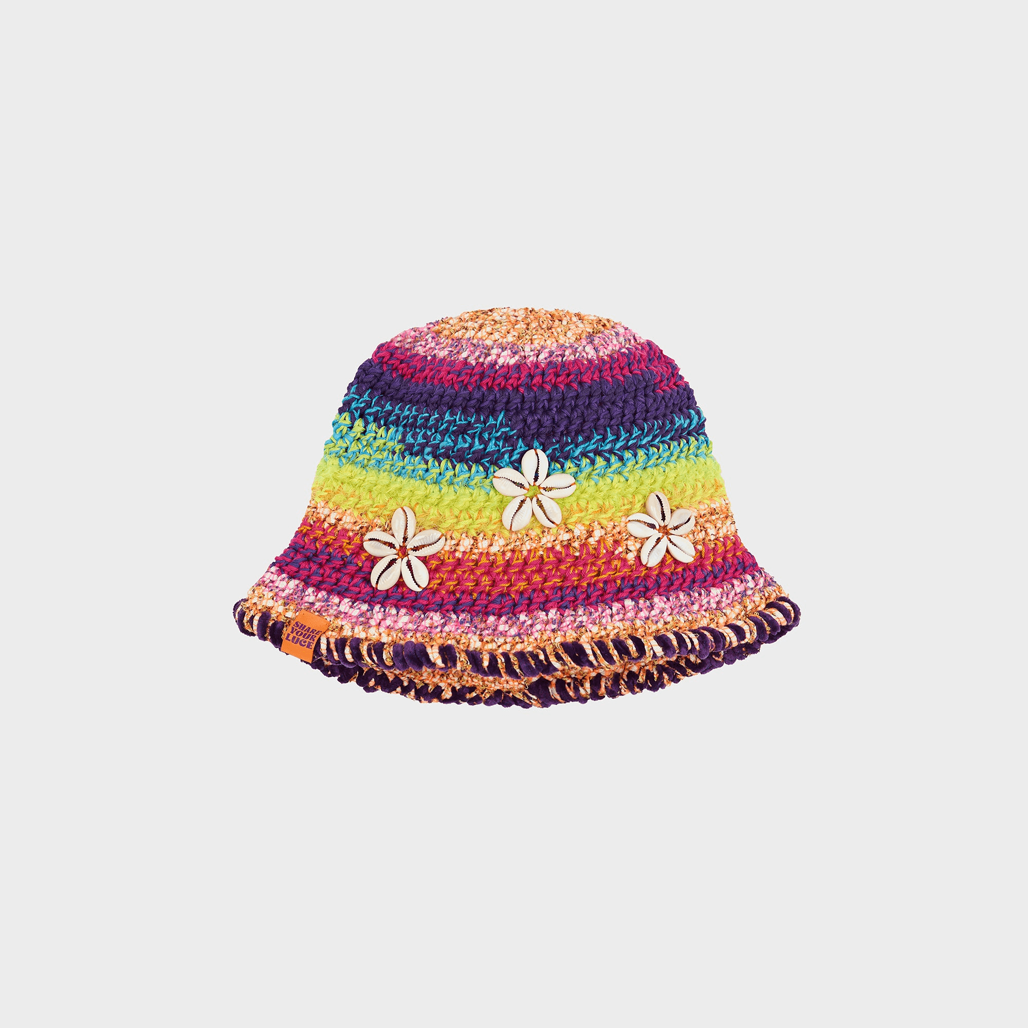 SHAREYOURLUCE Shell Flower Bucket Hat - Multi - Image 1