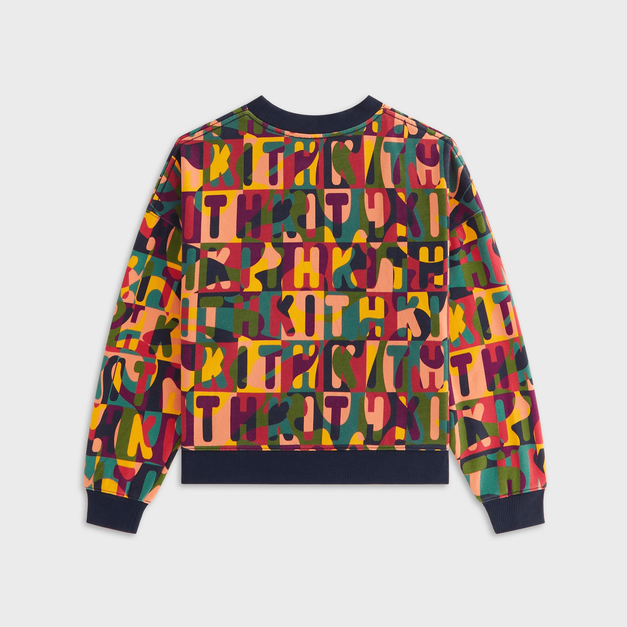 Kith Kids Printed Monogram Nelson Crewneck Sweatshirt - Nocturnal — Image 4