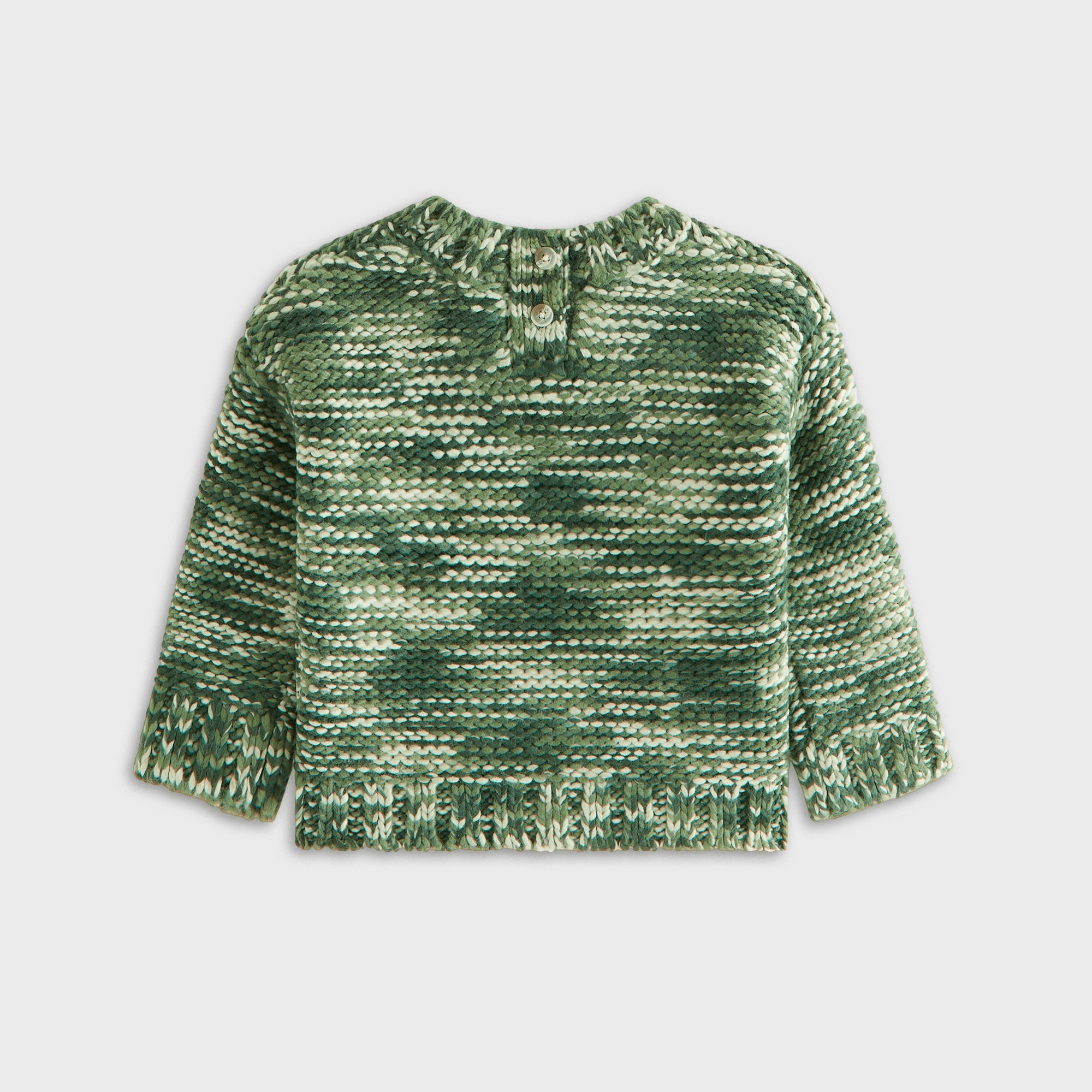 Kith Baby Space Dye Logo Sweater - Bay Breeze — Image 4