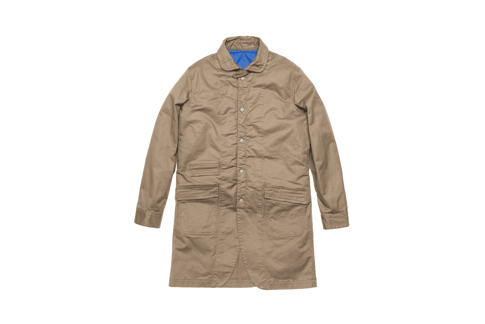 Ones Stroke Reversible Shawl Collar Coat - Beige — Image 4