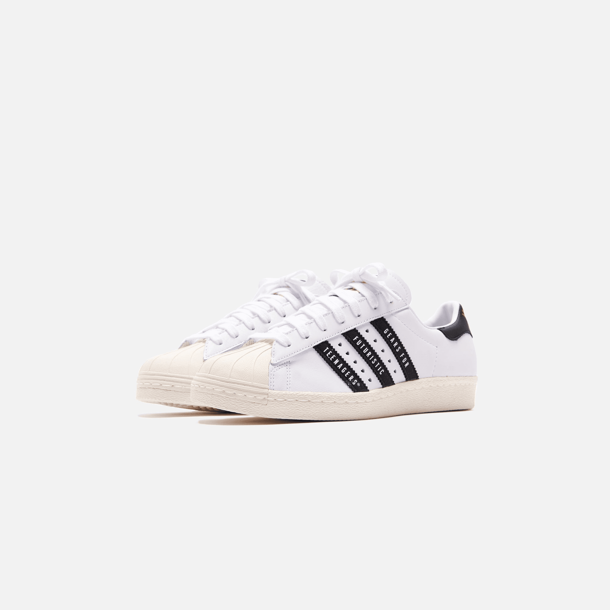 adidas Consortium x Human Made Superstar 80s - White / Core Black / Off White — Image 7