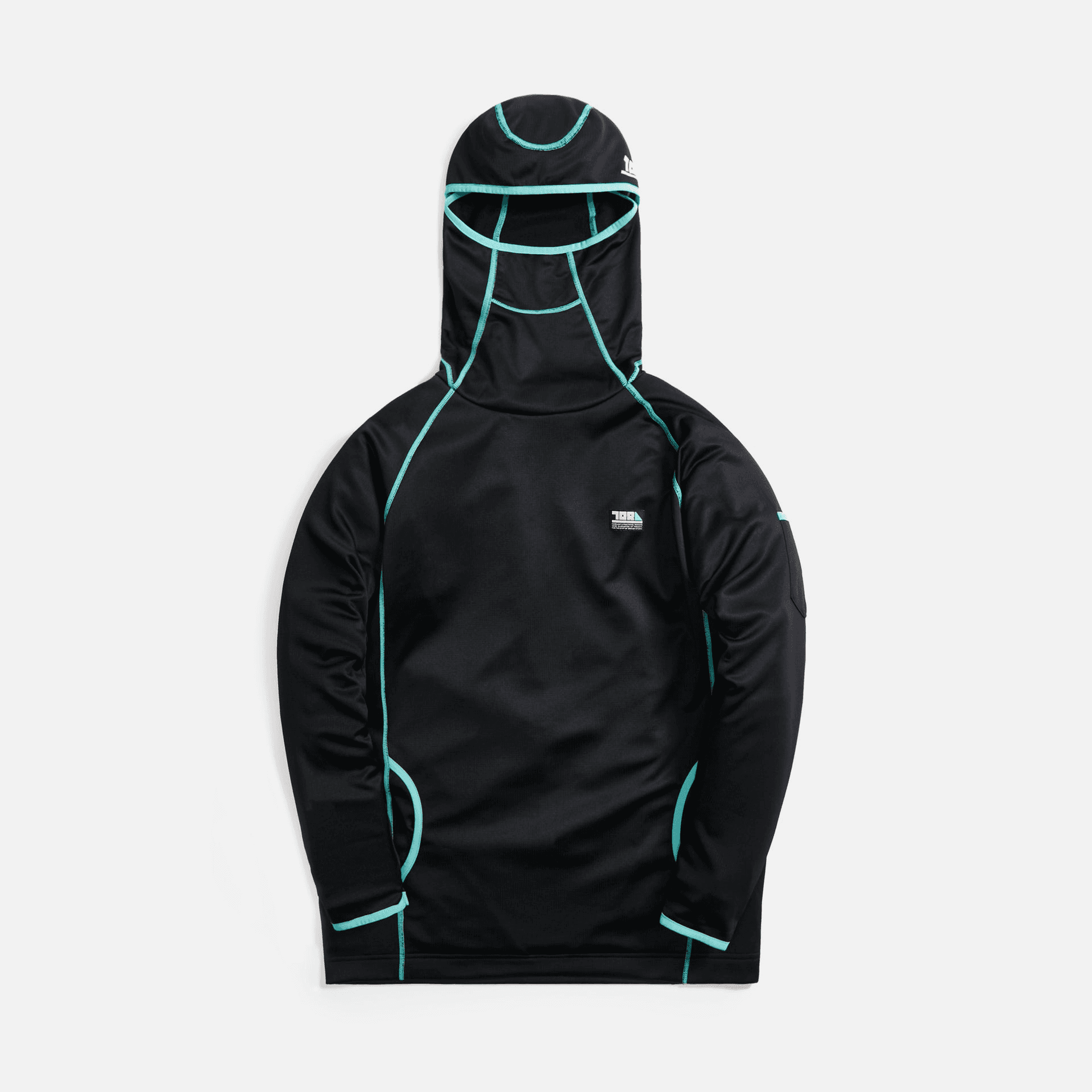 Toraichi Facemask Hoodie - Black — Image 2