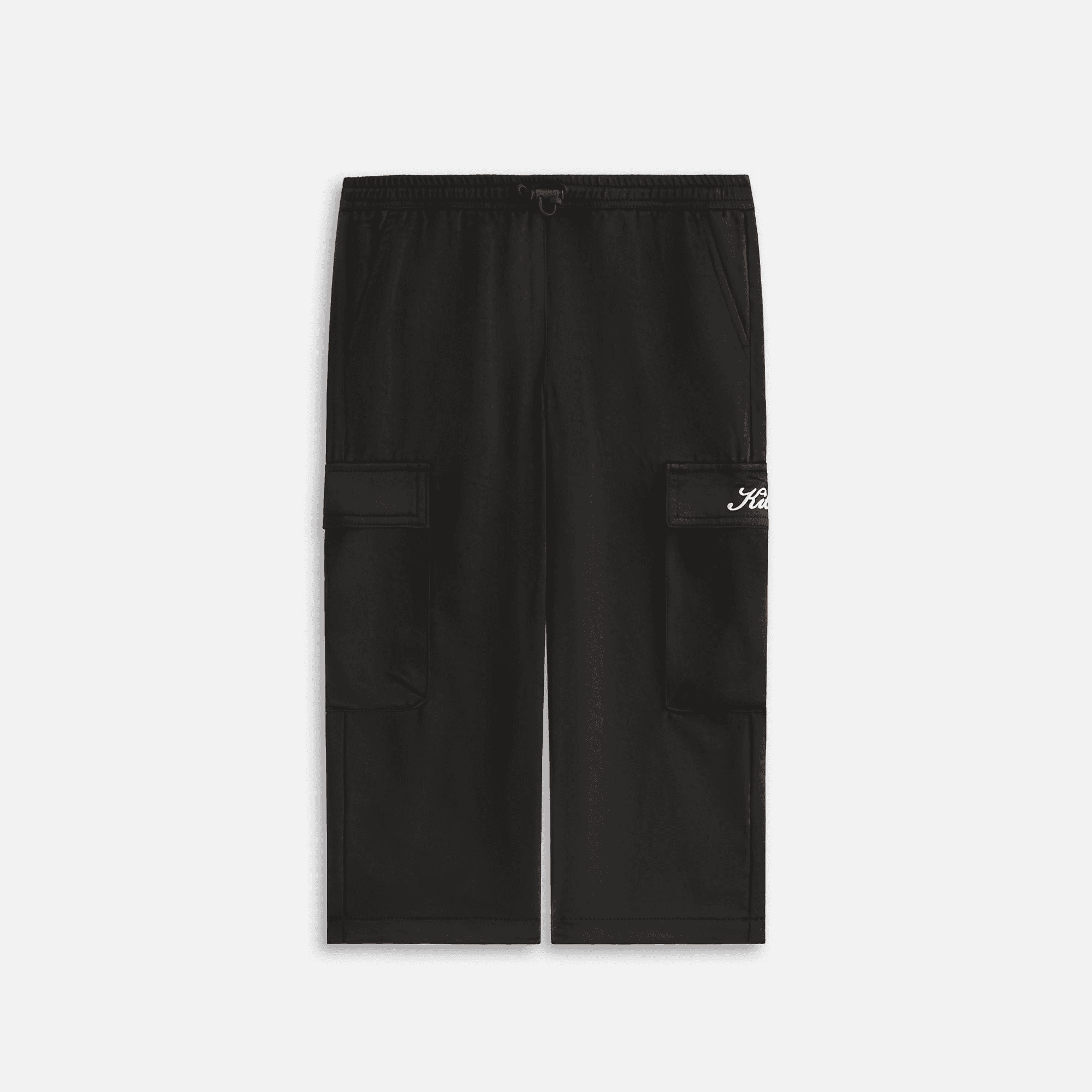 Kith Kids Satin Cargo Pant - Black
