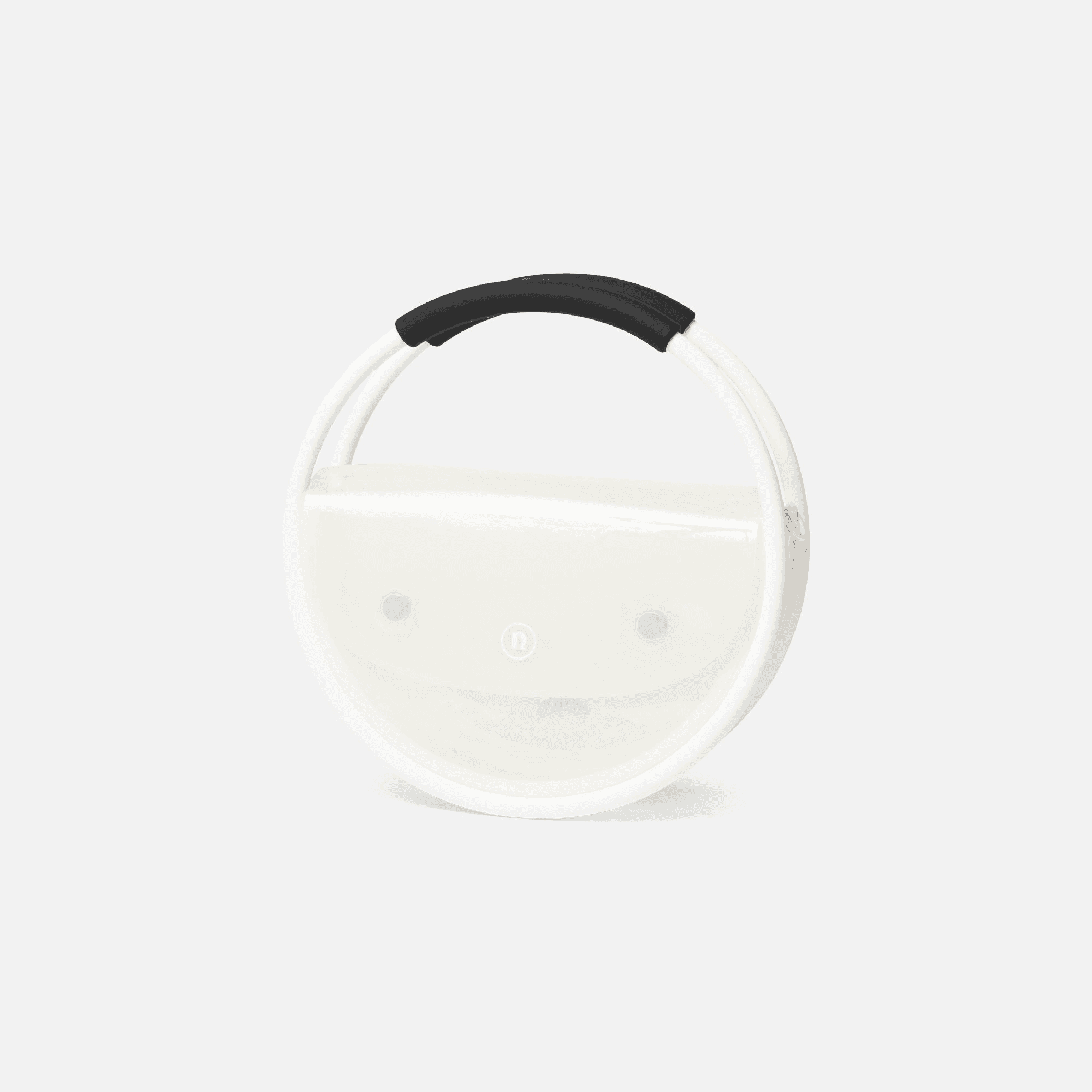 Nana-Nana Hoop PVC Bag Medium - Brooklyn Nets White - Image 1