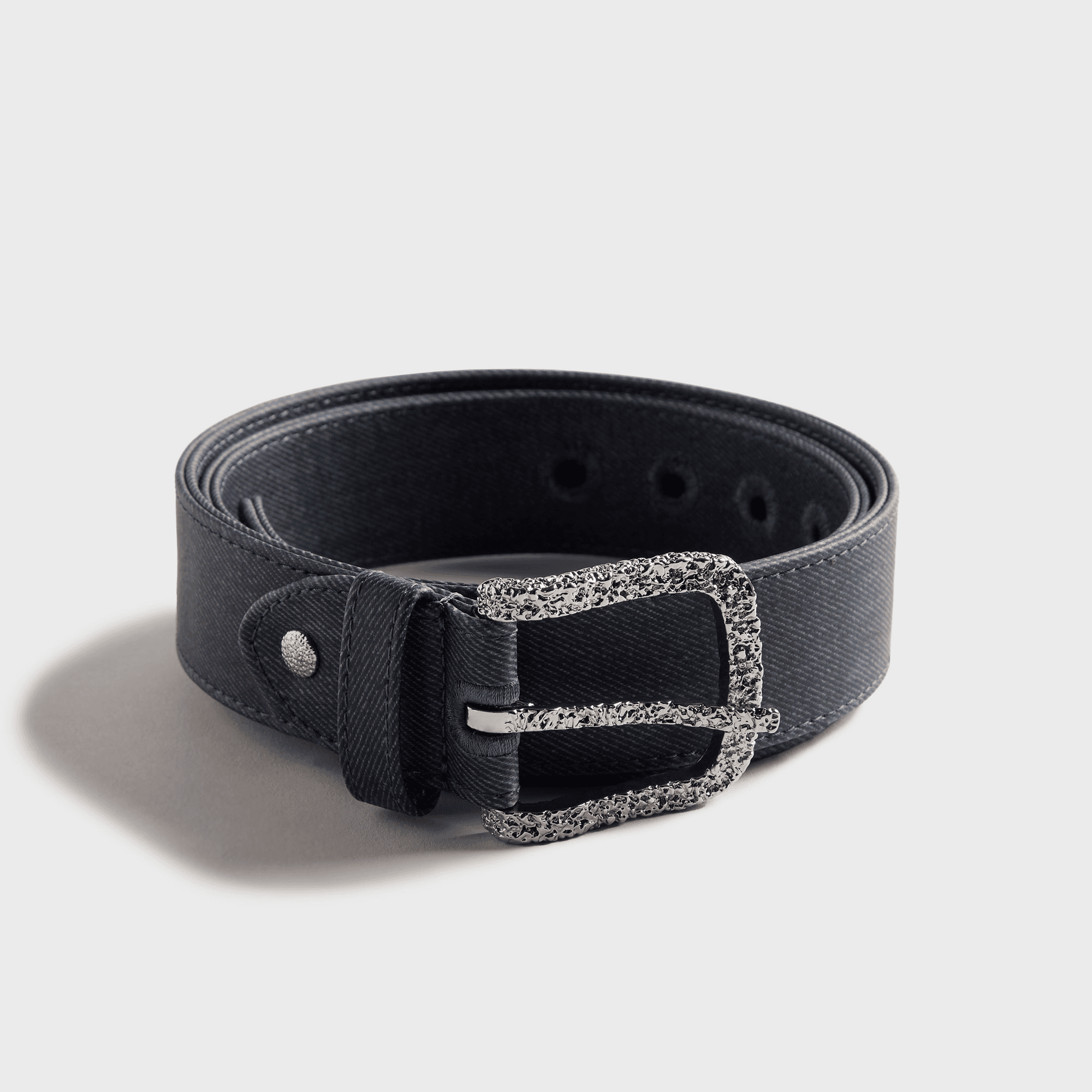 Veneda Carter Waxed Classic Belt - Dark Wash Waxed - Image 1
