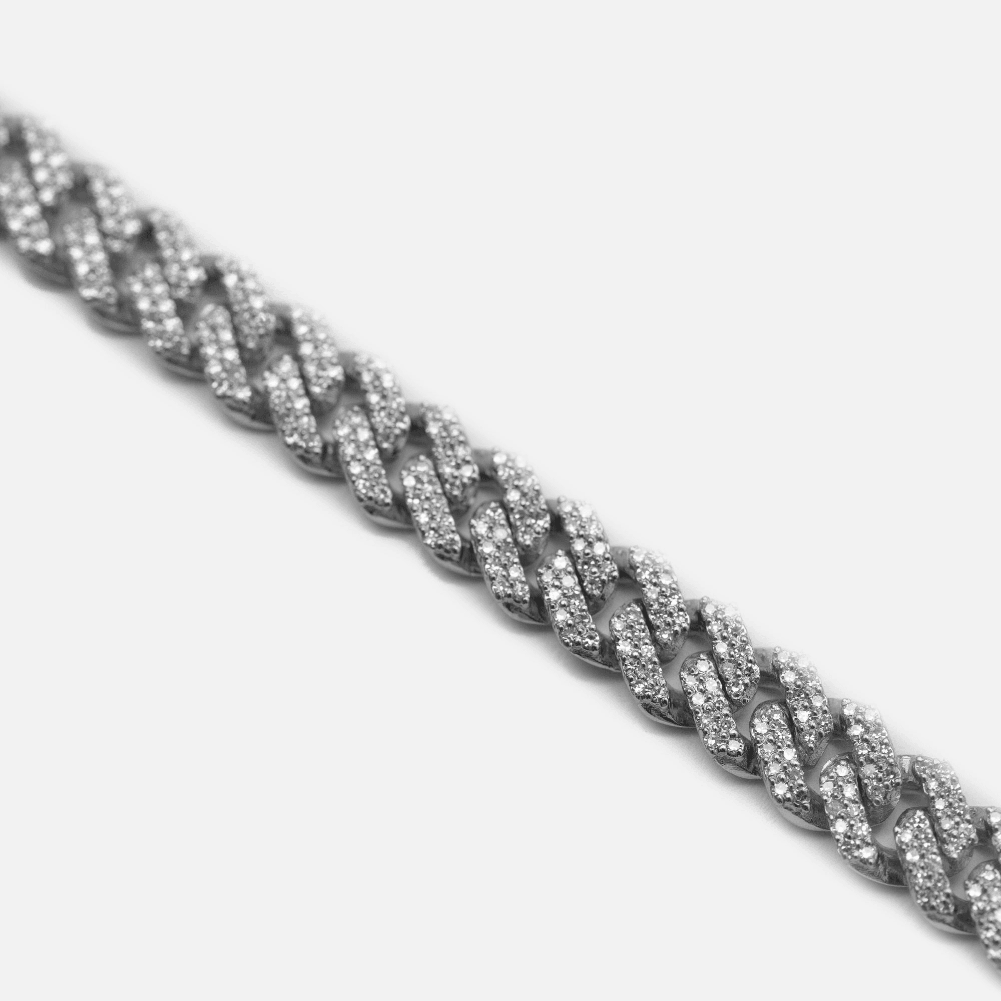 Greg Yuna Baby Cuban Chain 22 inches - White Gold — Image 2