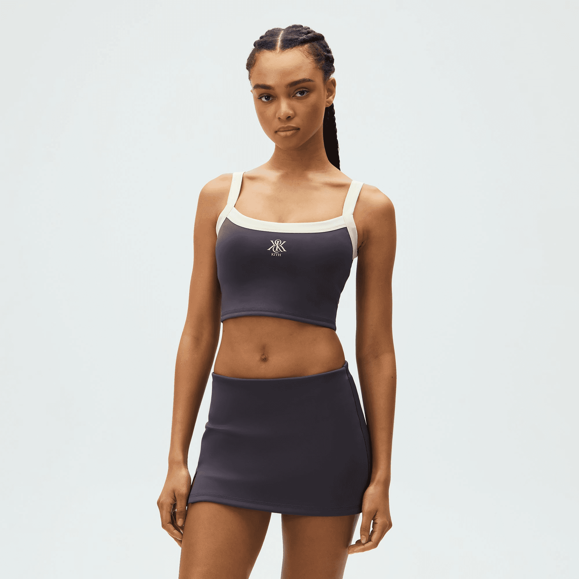 Kith Women Blocked Terra Active Tank - Battleship — Image 3