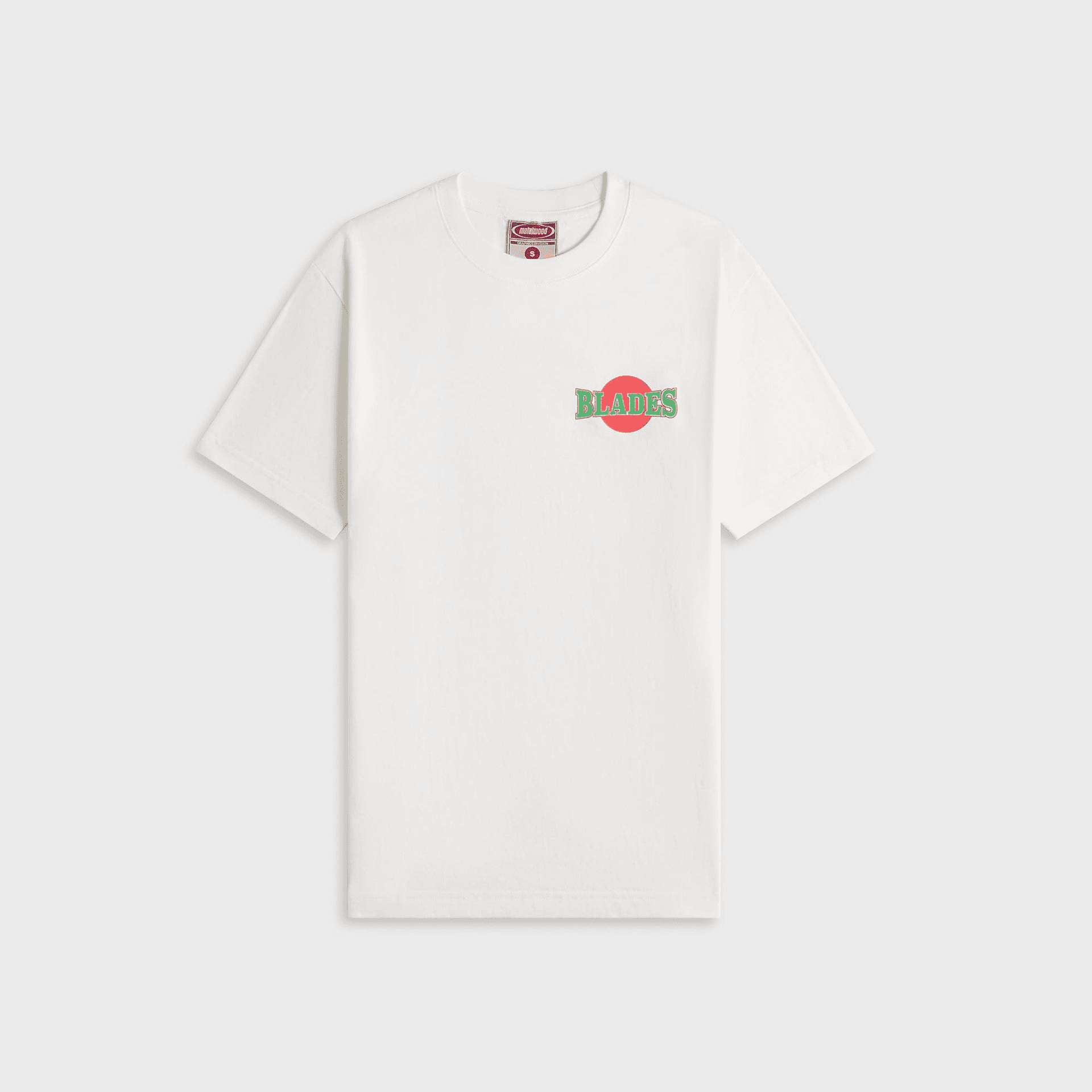 Metalwood Blades Gym Tee - White — Image 4