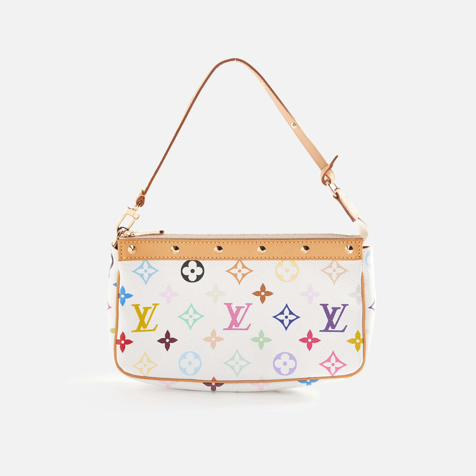 WGACA Louis Vuitton Pochette - White / Multi