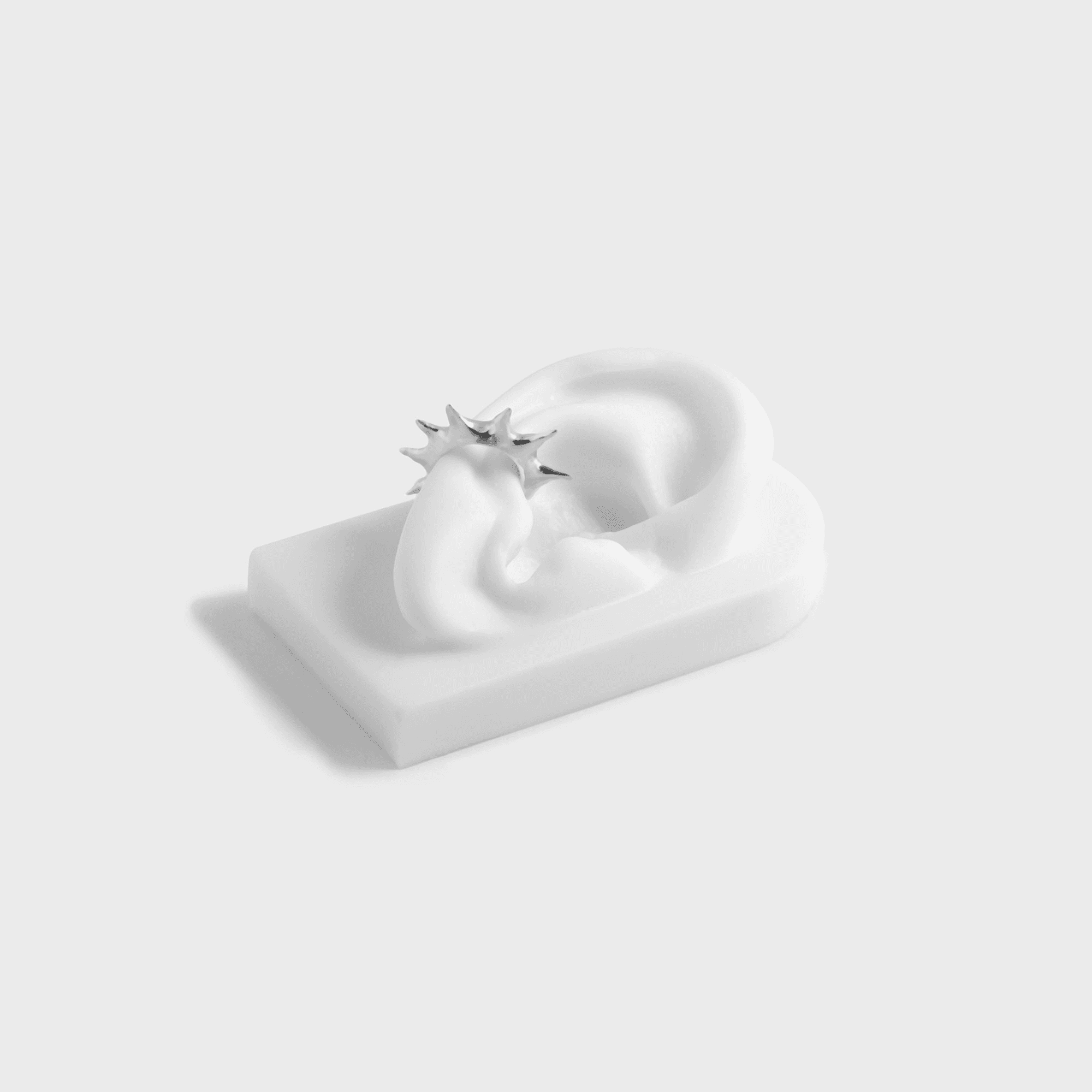 Faris Spina Ear Cuff - Silver - Image 1