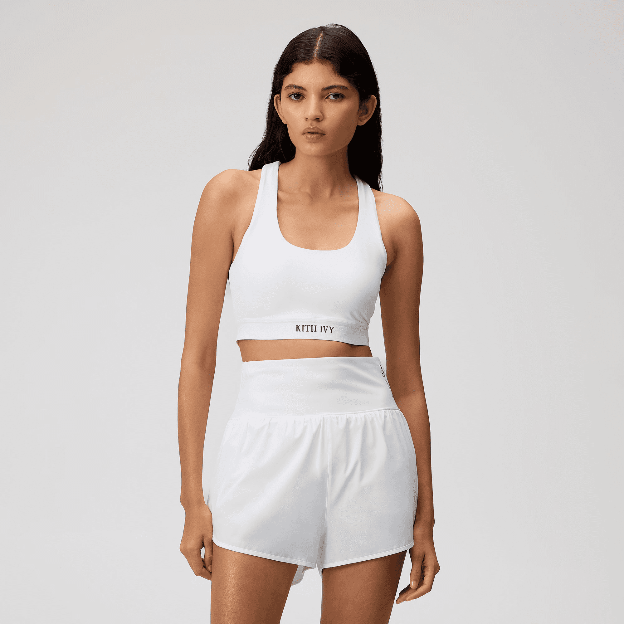 Kith Ivy for Wilson Women's Doubles Racerback Bra - White — Image 3