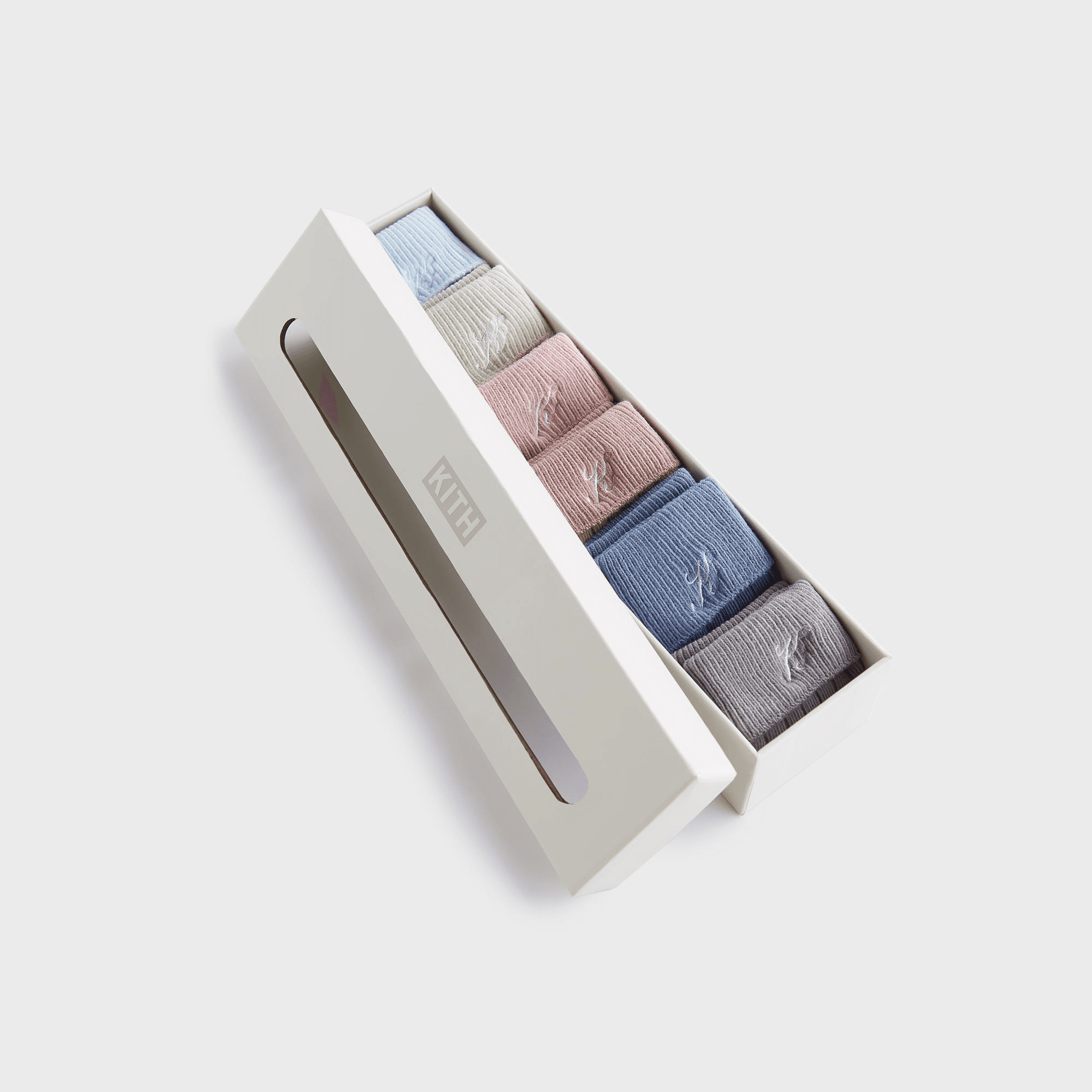 Kith Baby Palette 6-Pack Socks - Argon — Image 2
