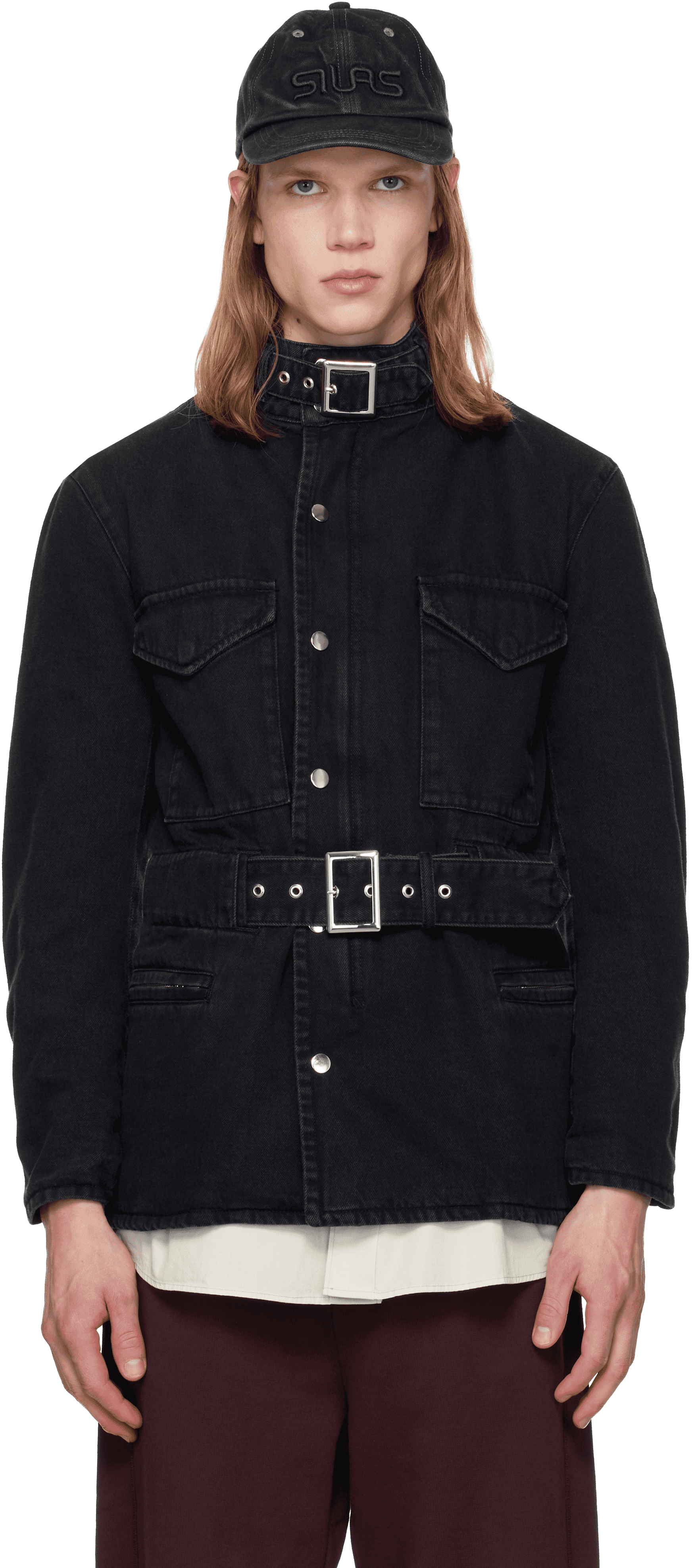 Black Washed Cotton Drill M65 Jacket - Image 1