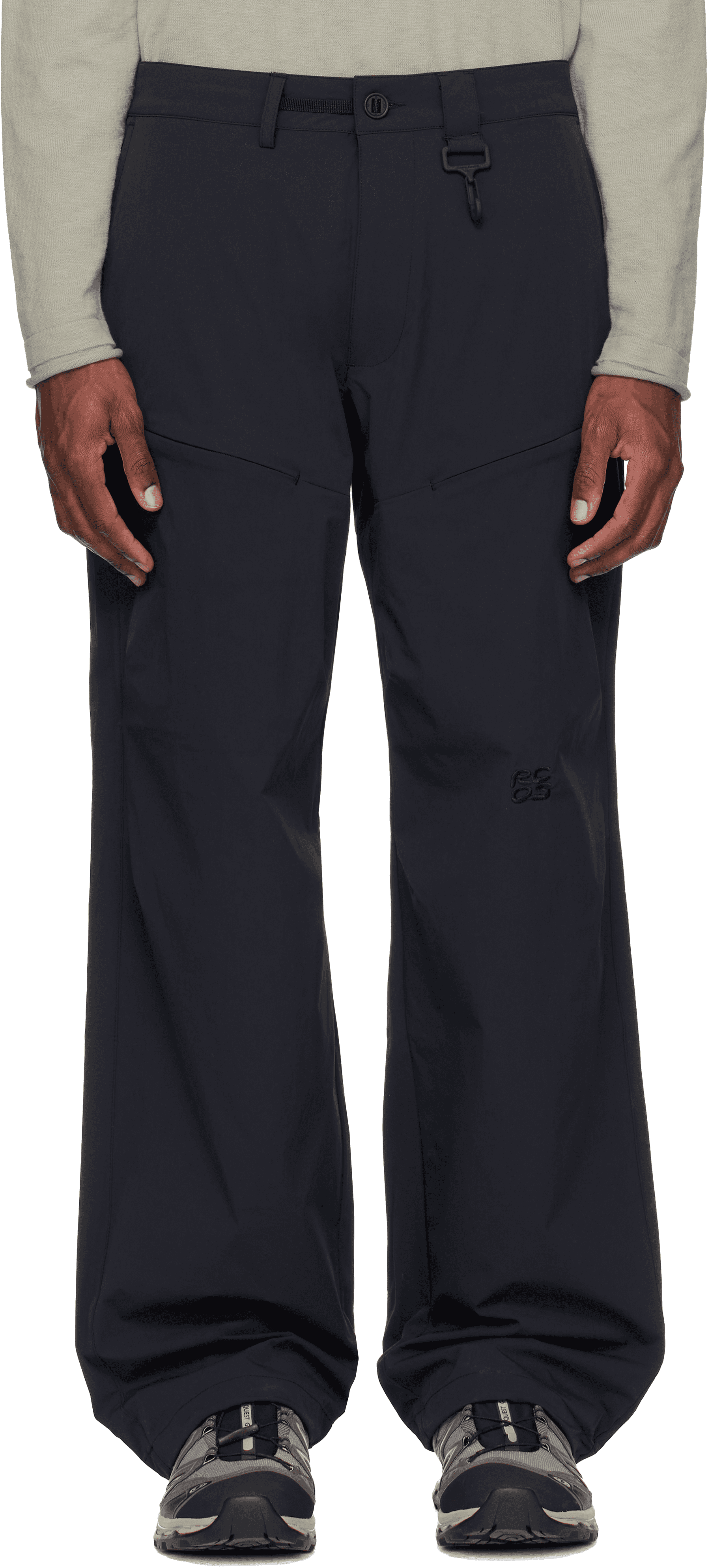 Black SS.WR Reyes Cargo Pants - Image 1