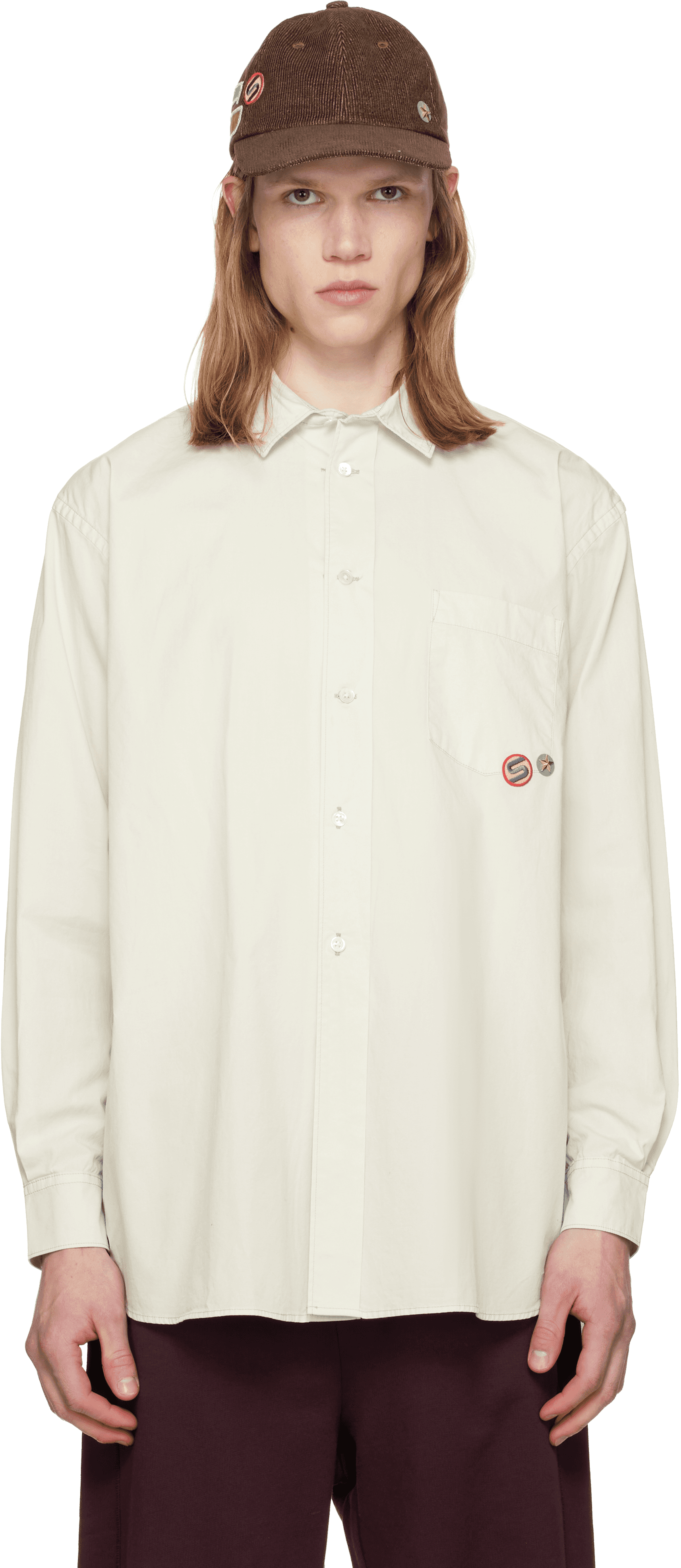 Off-White Overdyed Poplin Shirt - Image 1