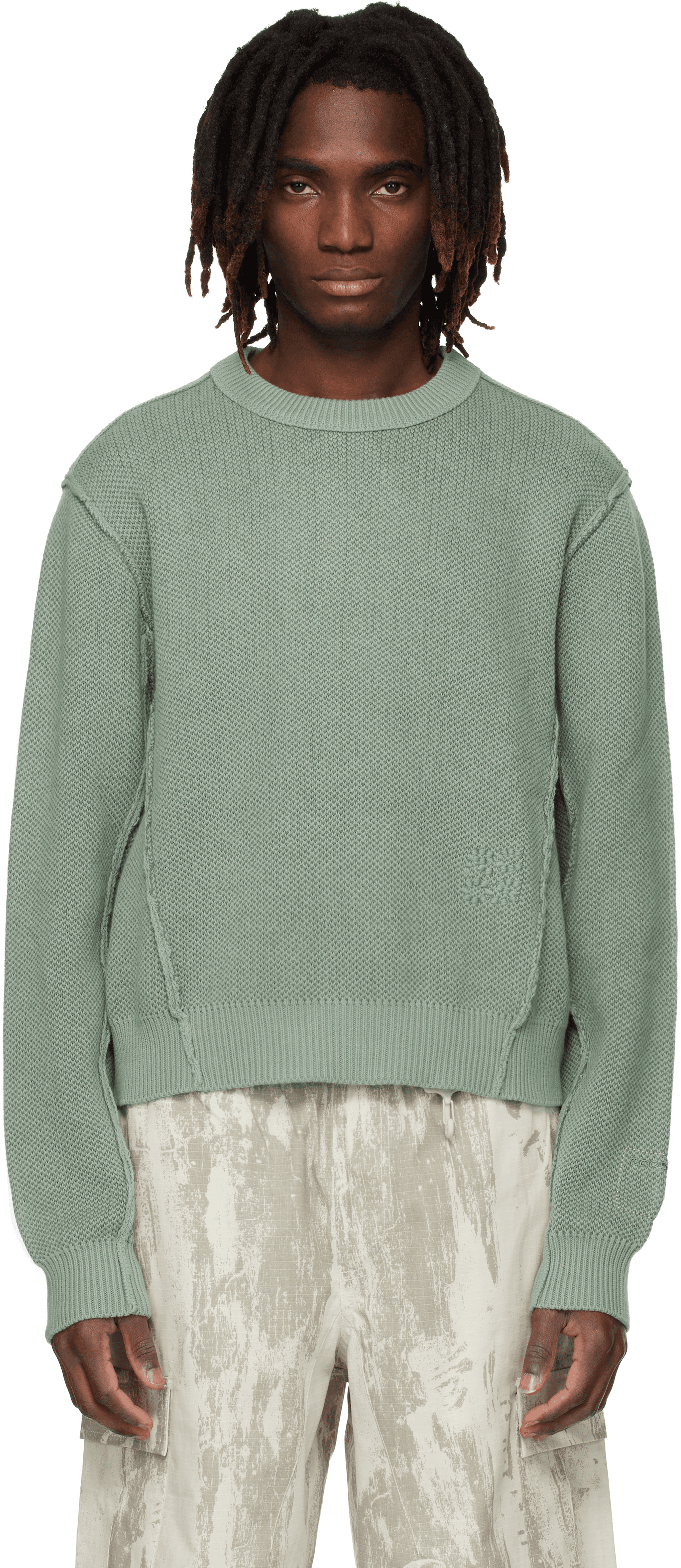 Green Sequoia Knit Sweater - Image 1