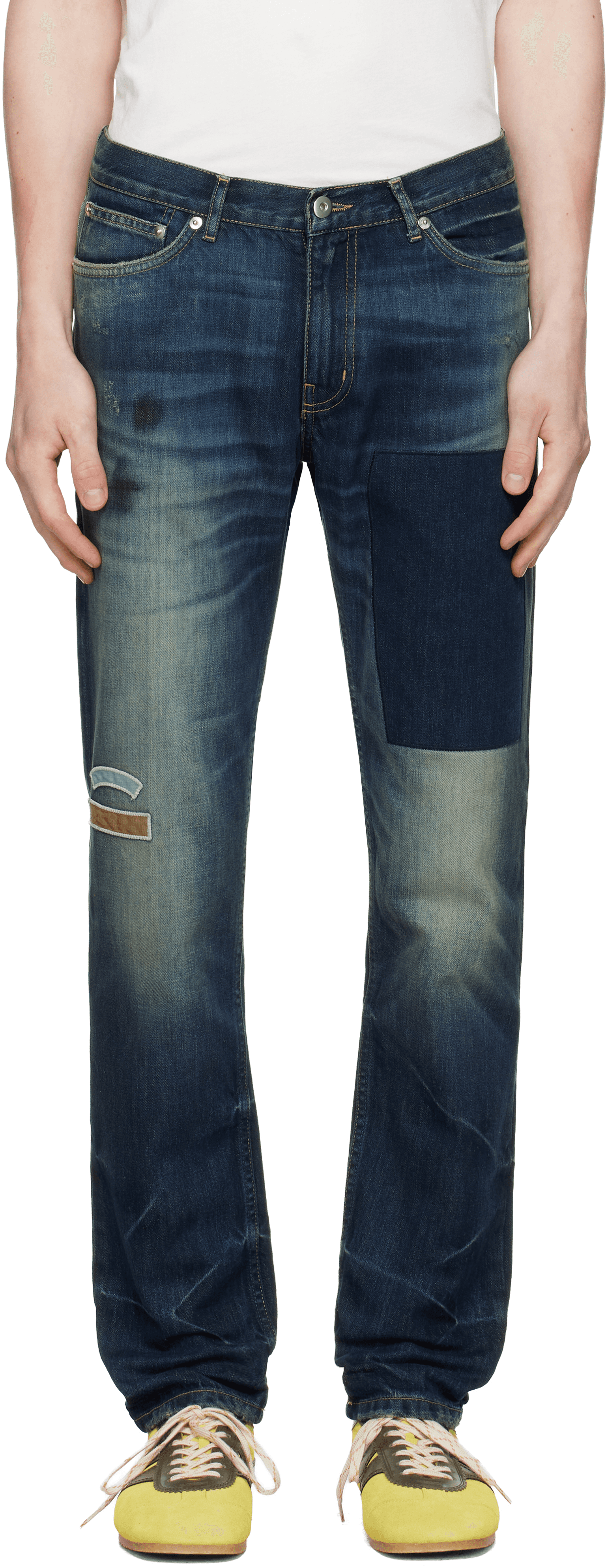Blue Slim Fit Jeans - Image 1