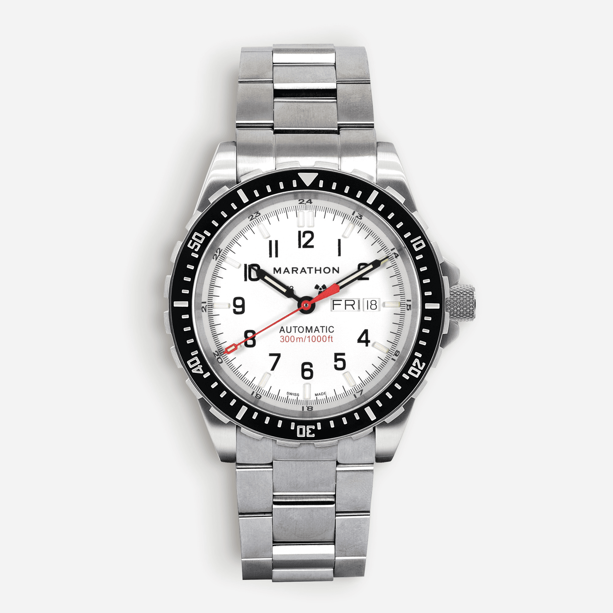 Watch Company™ Arctic-Edition Jumbo Day/Date Automatic with Stainless Steel Bracelet - Image 1