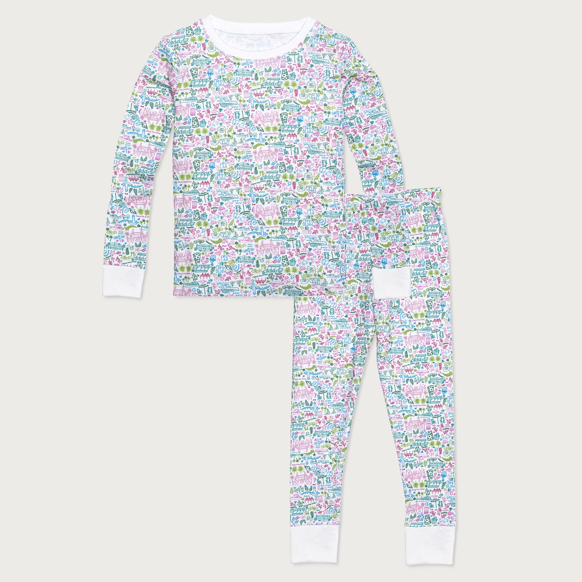 Kids' Palm Beach two-piece pajamas - Image 1