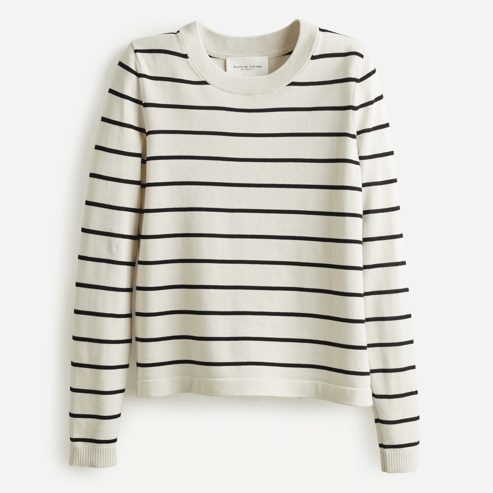 Devon striped crewneck sweater - Image 1