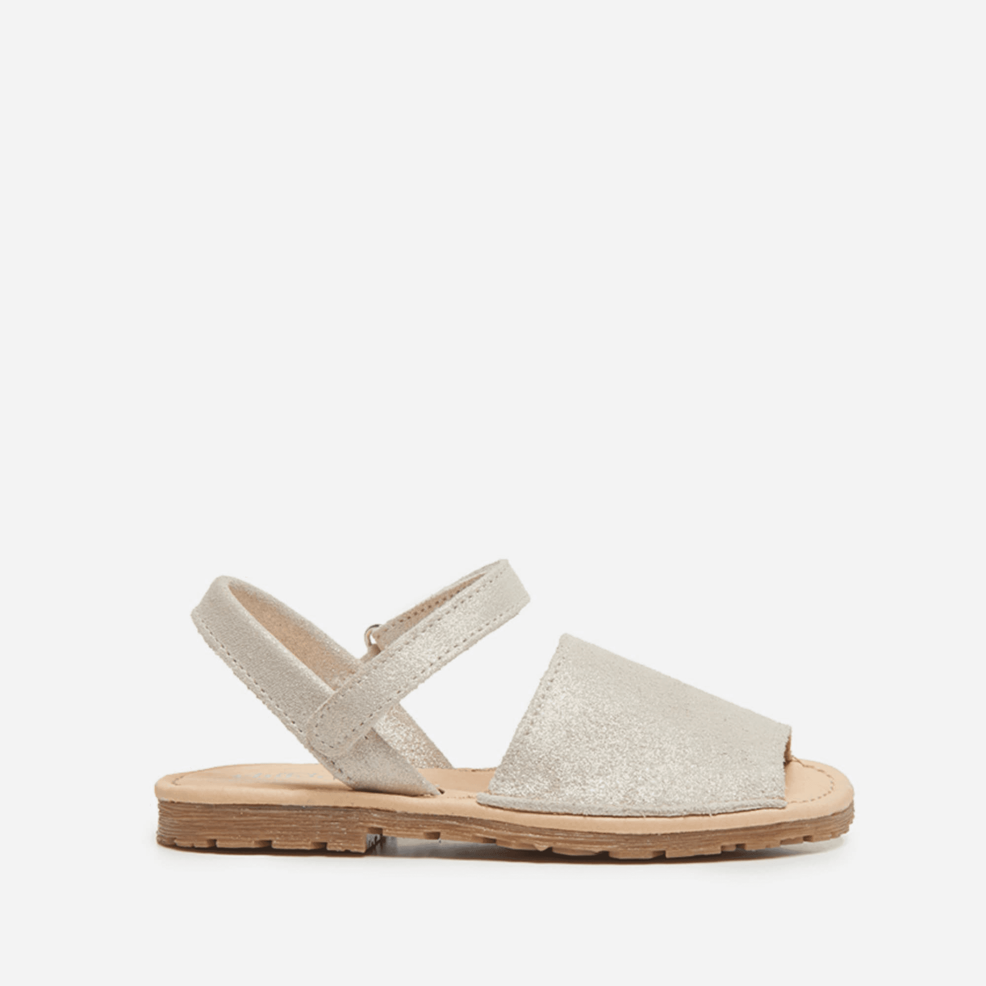 Girls' Childrenchic® leather shimmer sandals - Image 1