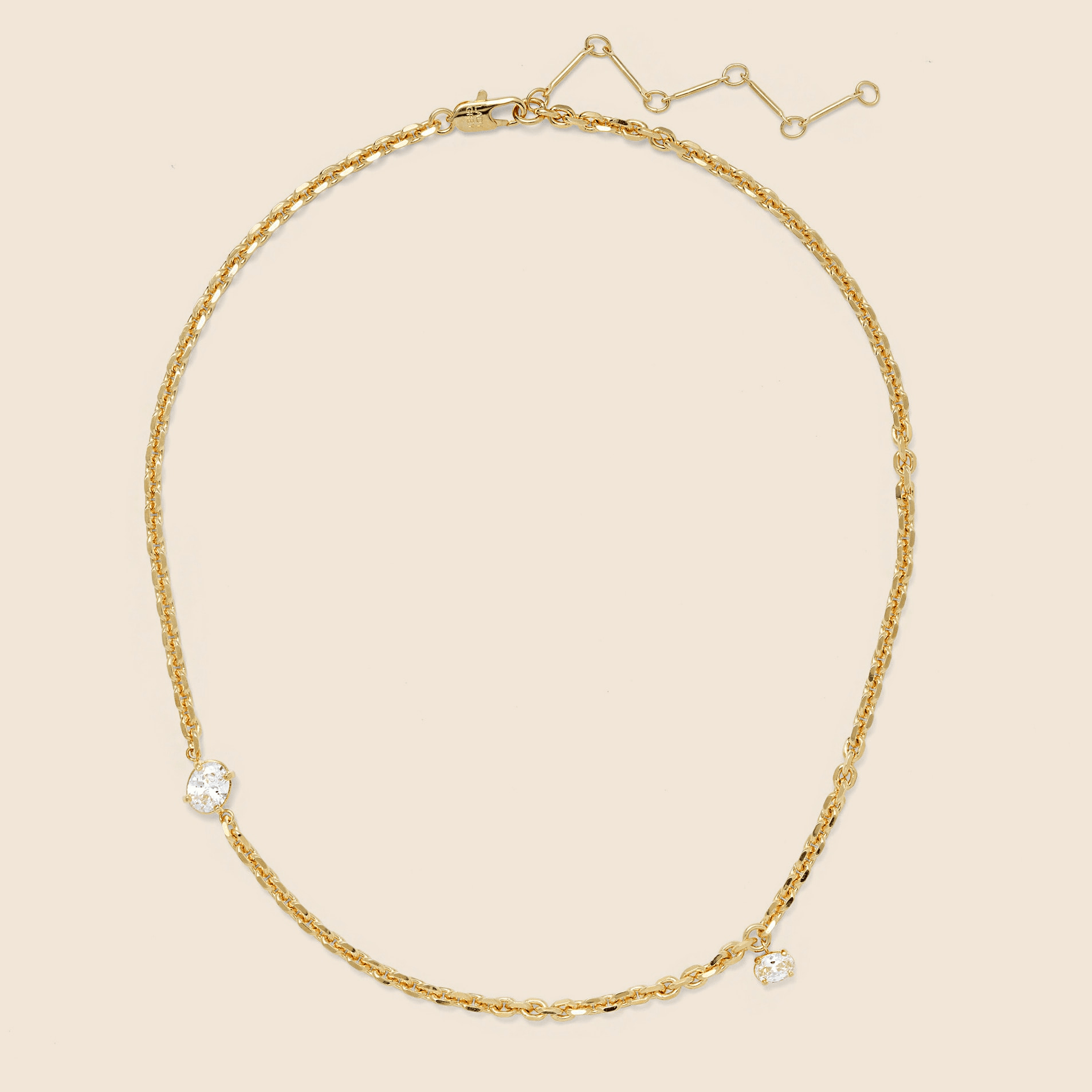 Crystal tilt necklace - Image 1