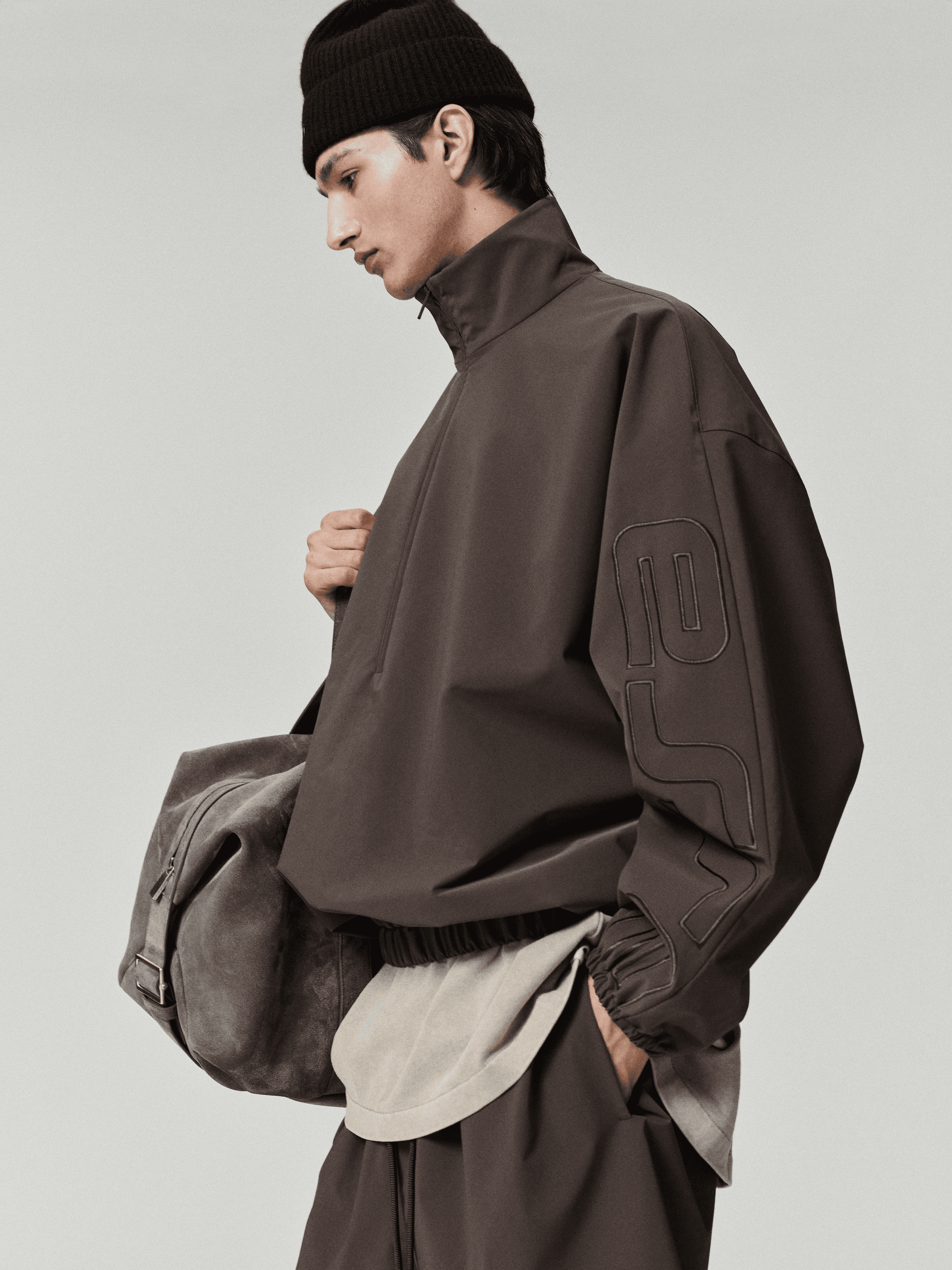 Active Trace Half Zip Track Jacket - Image 1