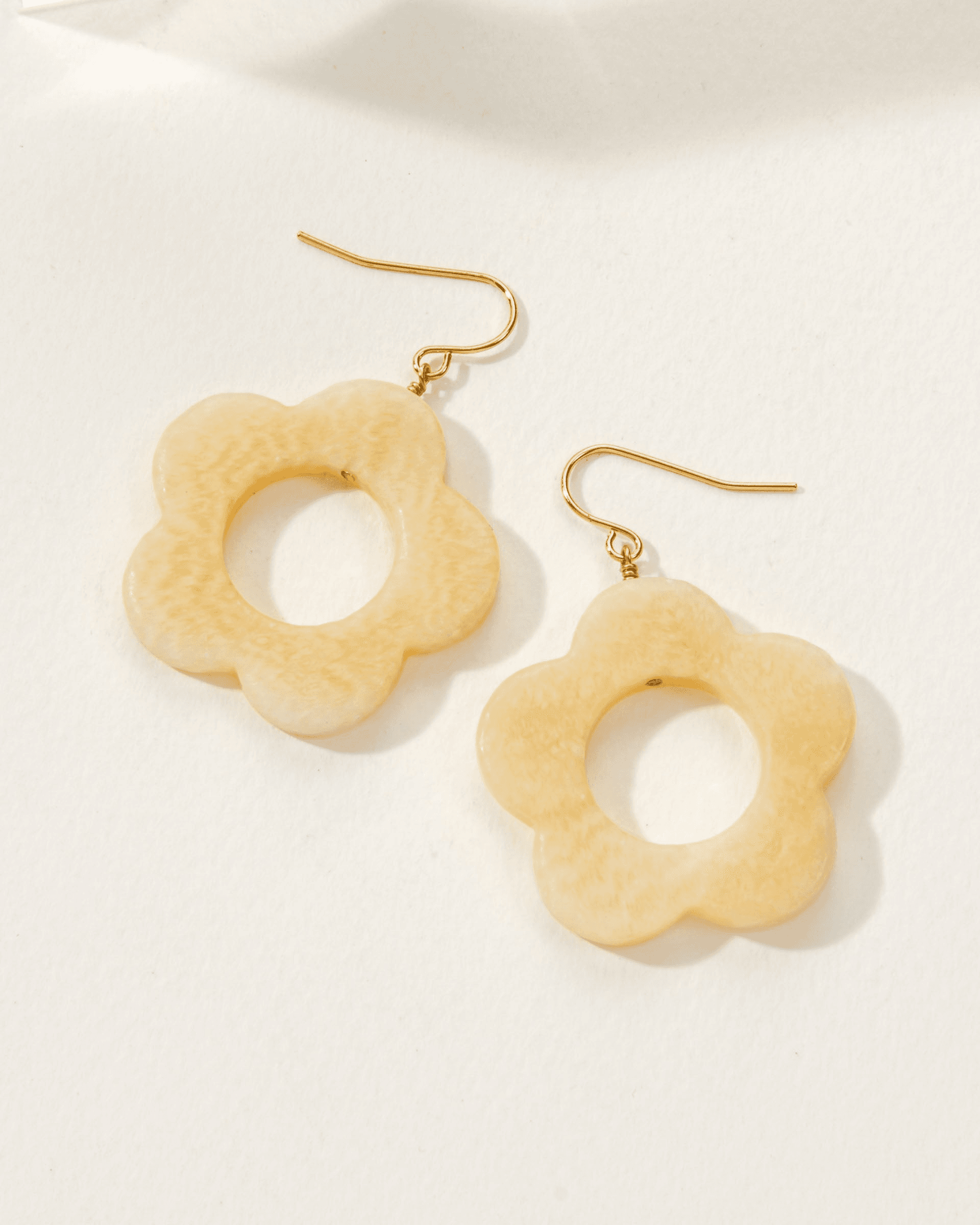 Gemstone Daisy Earrings - Image 1