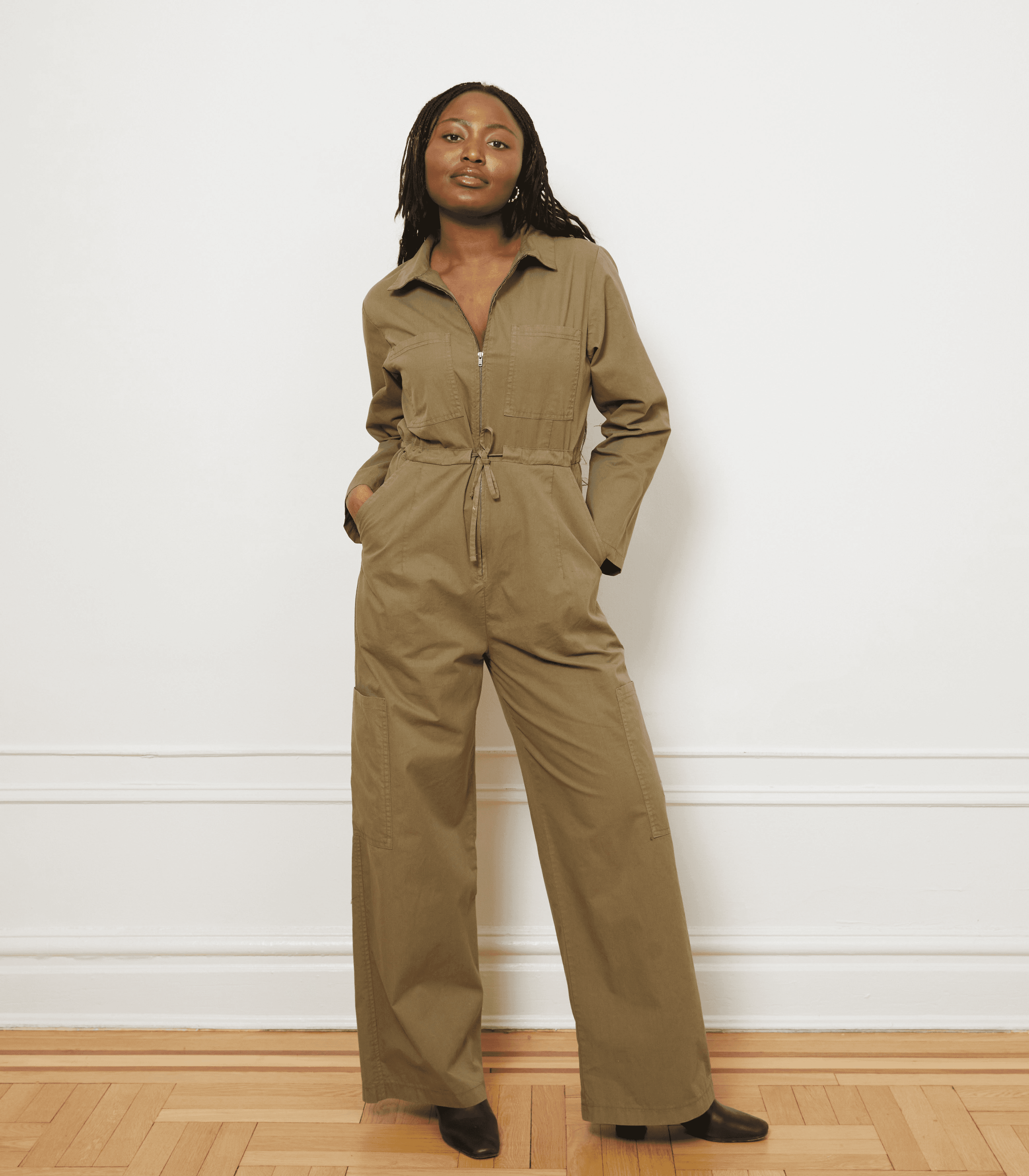Spencer Cargo Zip Jumpsuit - Image 1