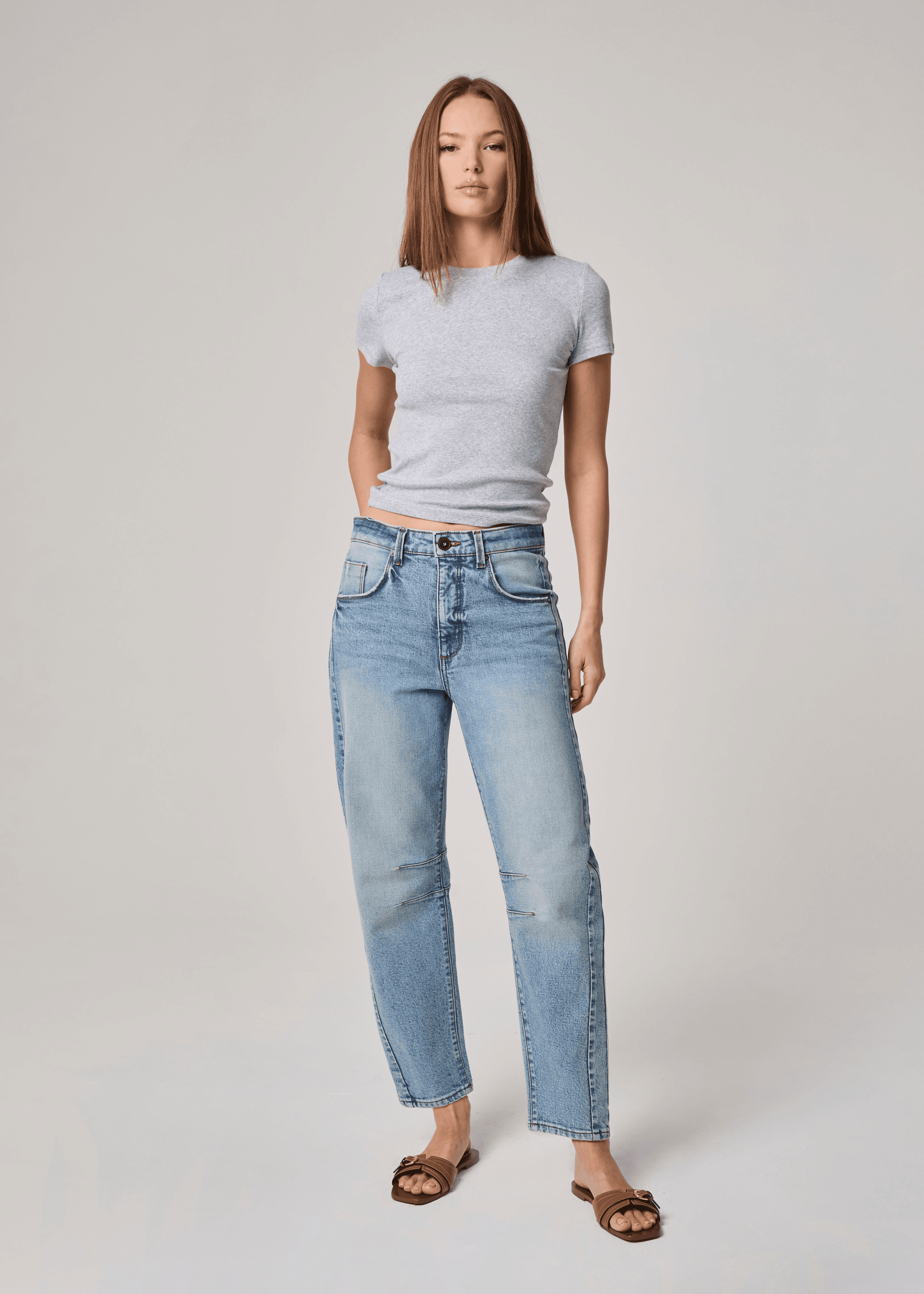 Jack High Rise Slouchy Barrel Jeans - Image 1