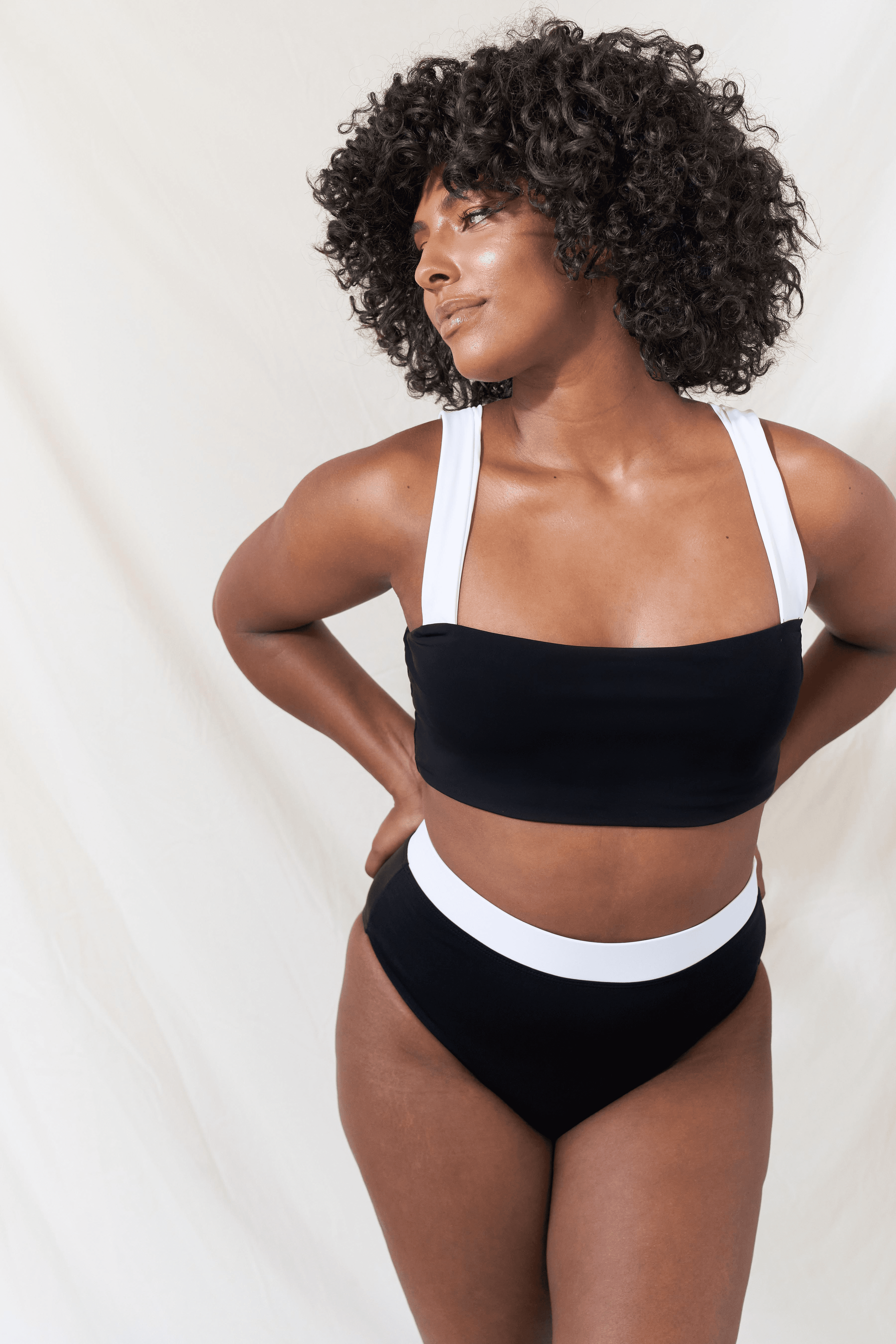 Current Swim Bottom - Black - Image 1