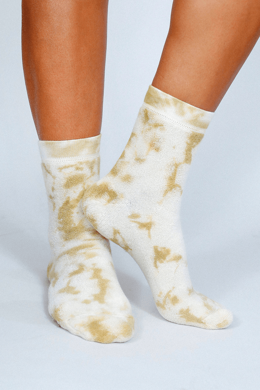 Terry Tie Dye Ankle Socks - Image 1