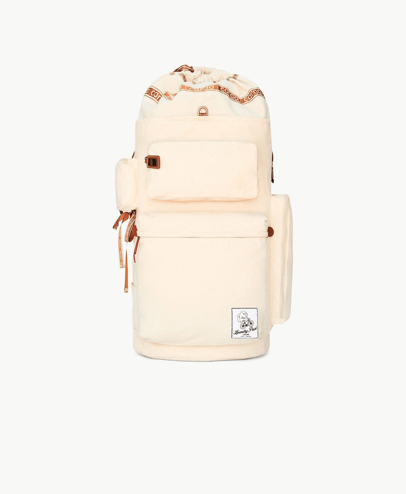Laundry Backpack - Natural Canvas - Image 1