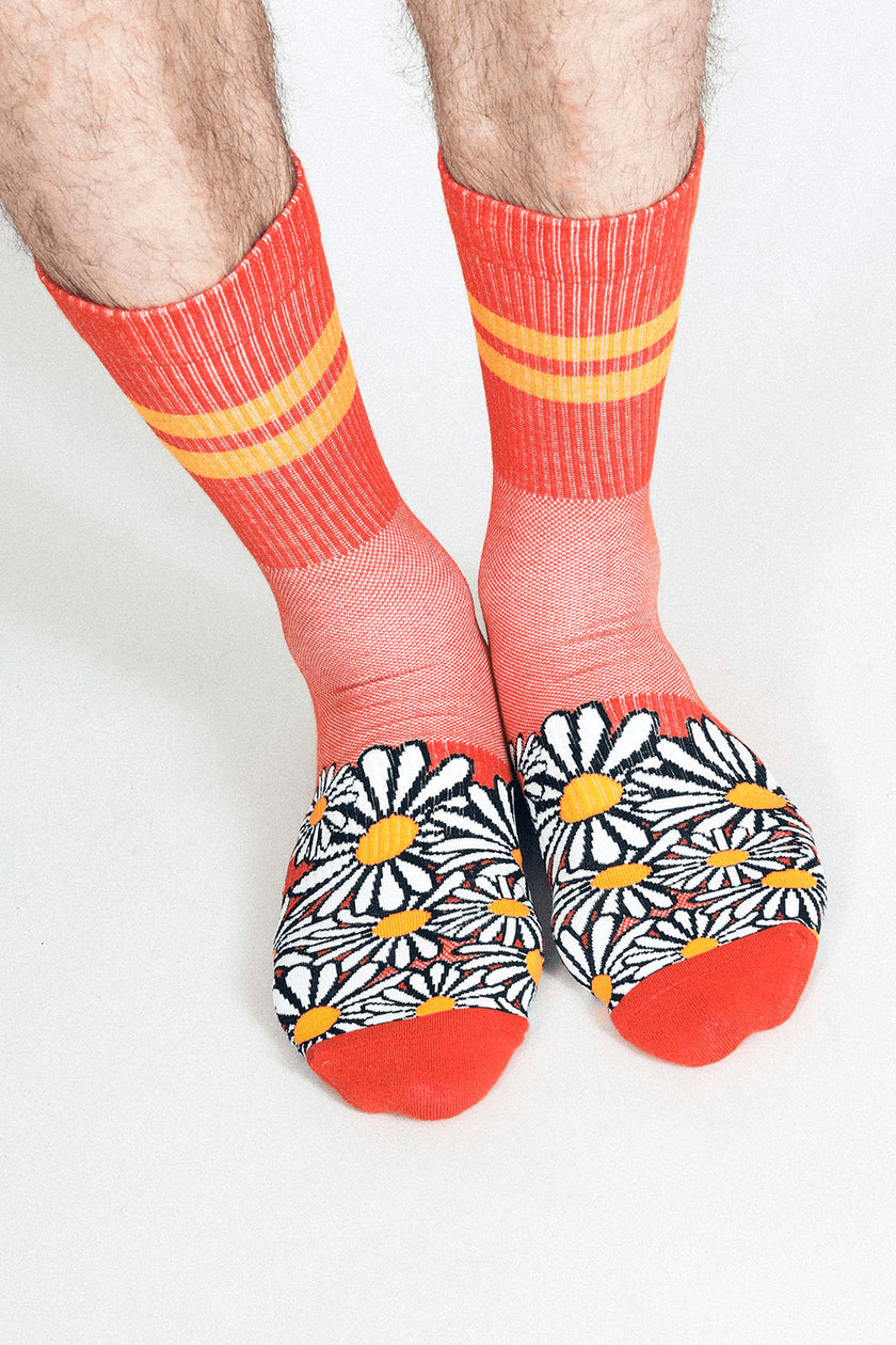 Men's Floral Sock - Image 1