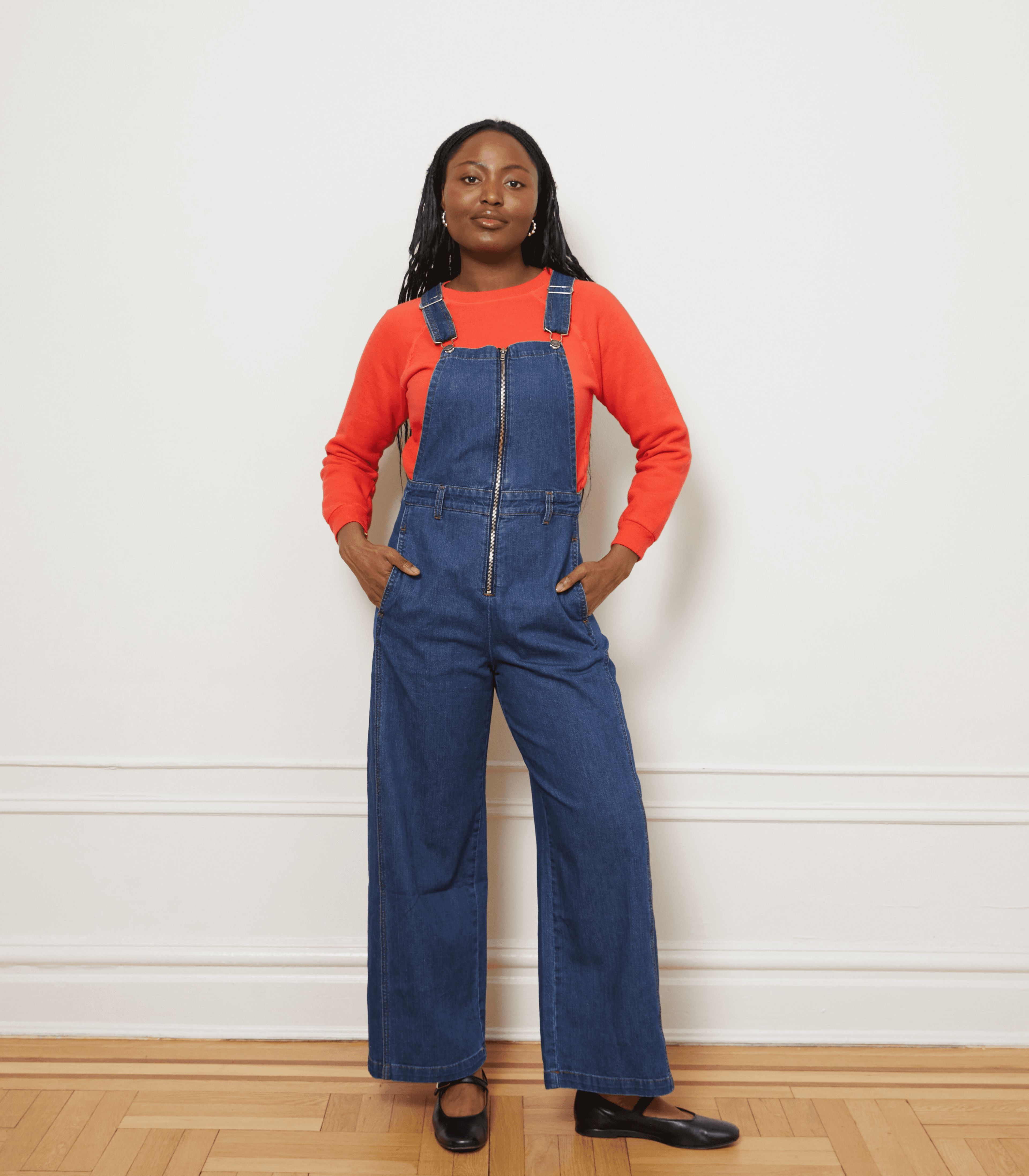 Madelyn Zip Front Overalls - Image 1
