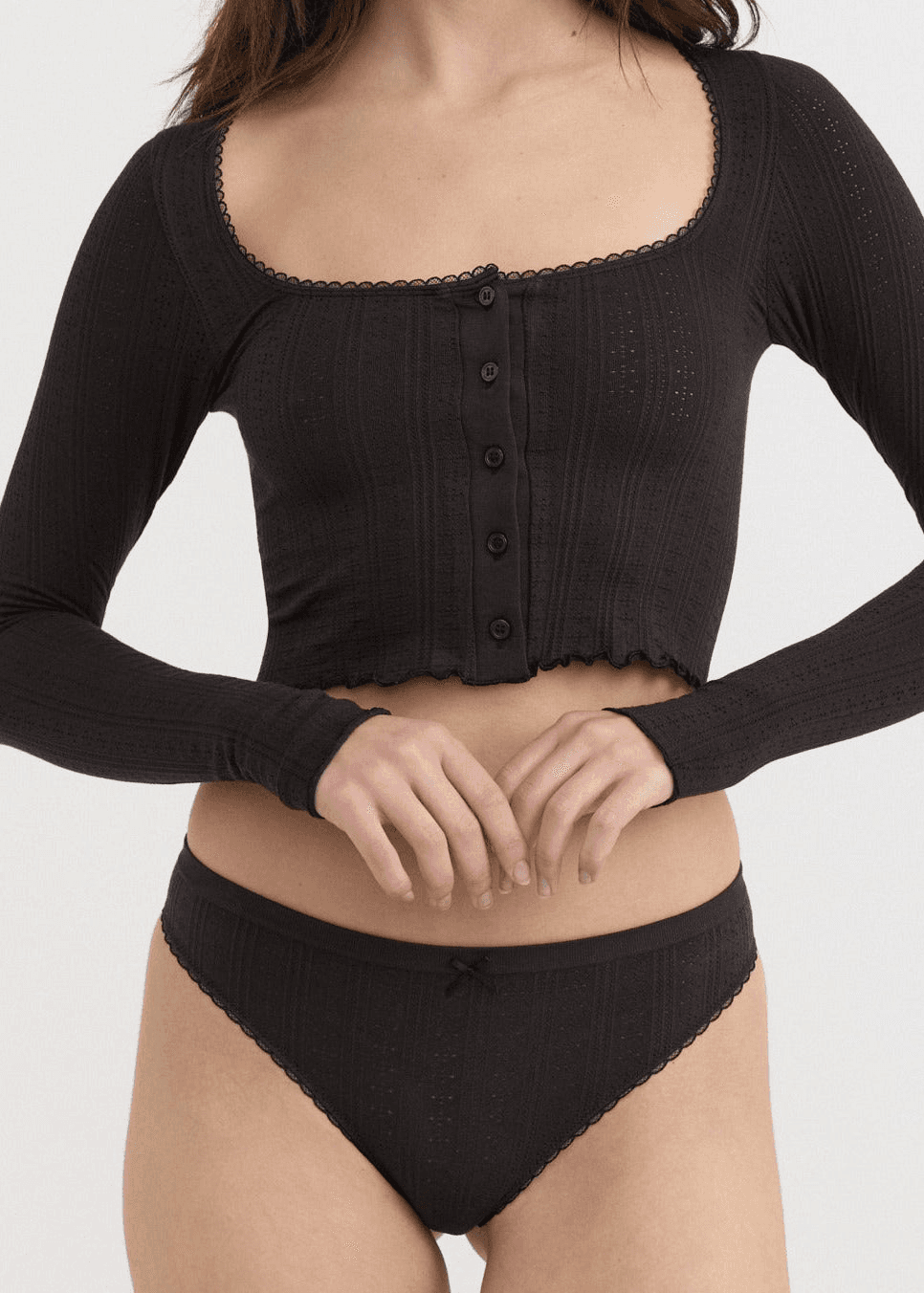 Pointelle Thong - Image 1