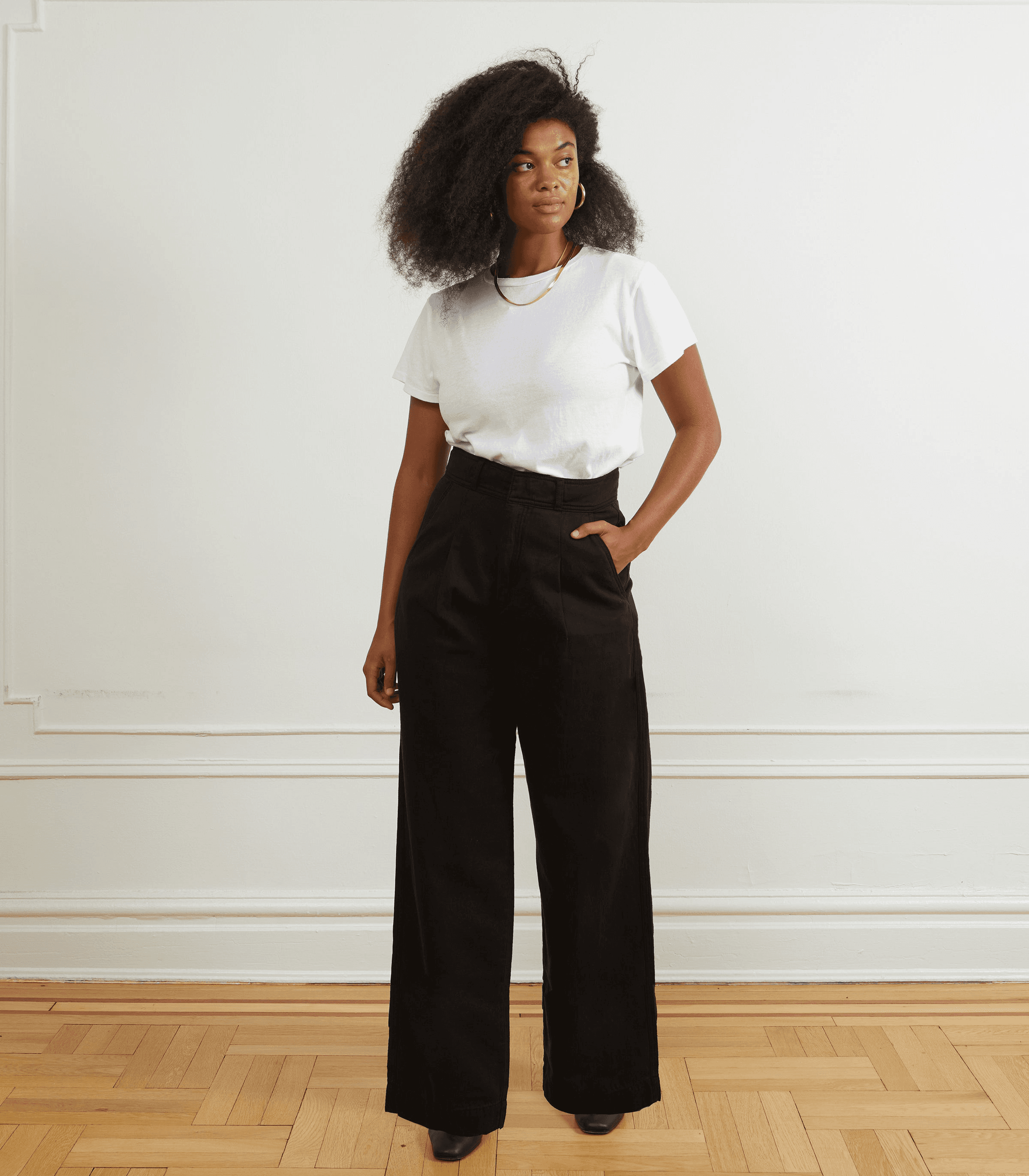 Jack Pleated Wide-Leg Trousers - Image 1