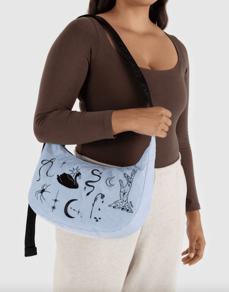 Medium Nylon Crescent Bag - Image 1