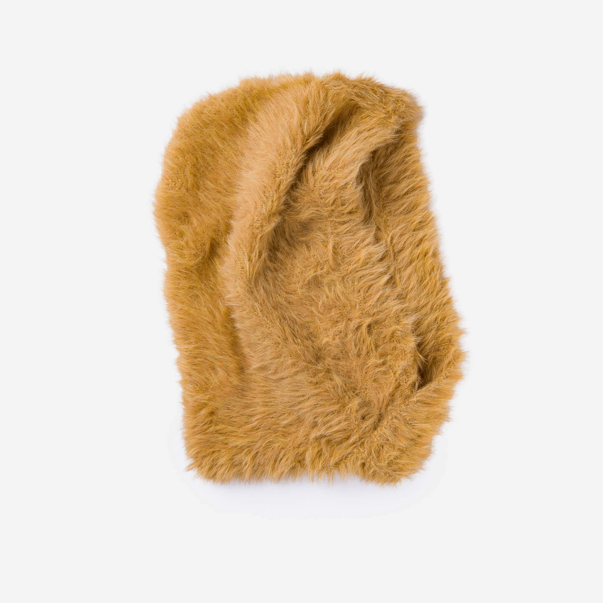 Faux Fur Knit Hood - Image 1