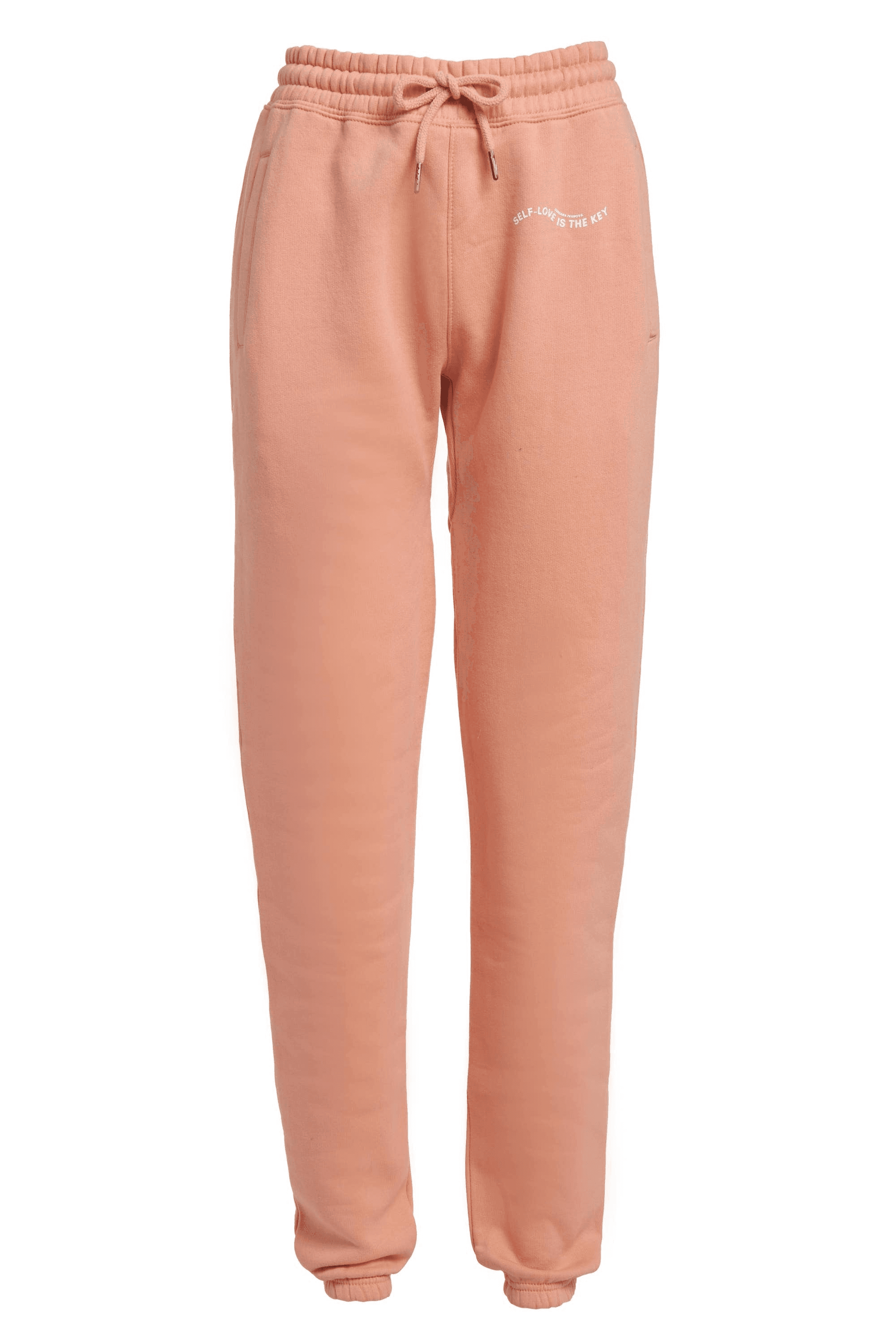 Organic Cotton Joggers - Salmon - Image 1
