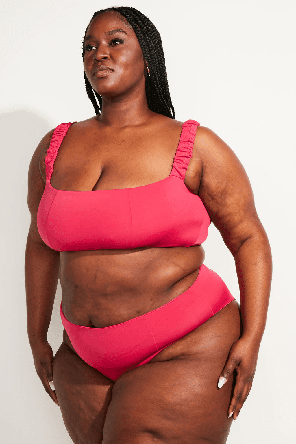 Current Swim Bottom II - Raspberry - Image 1