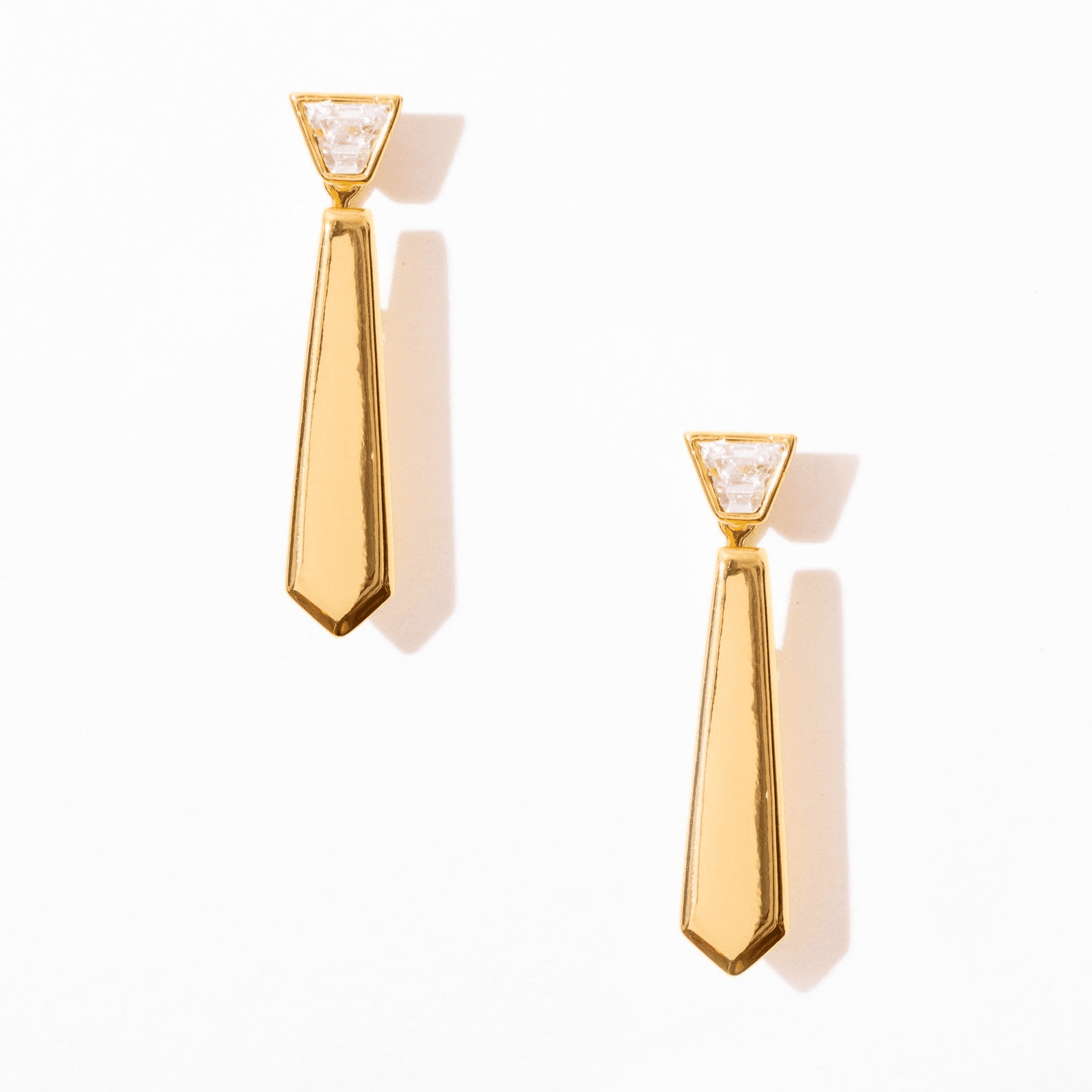 Power Tie Jacket Earrings - Image 1