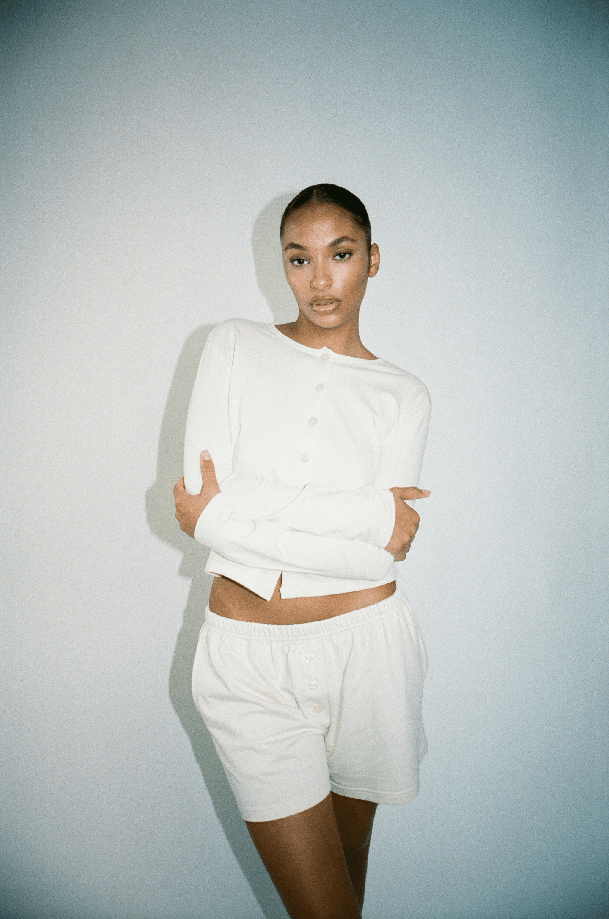 Cotton Shorts Cream - Image 1