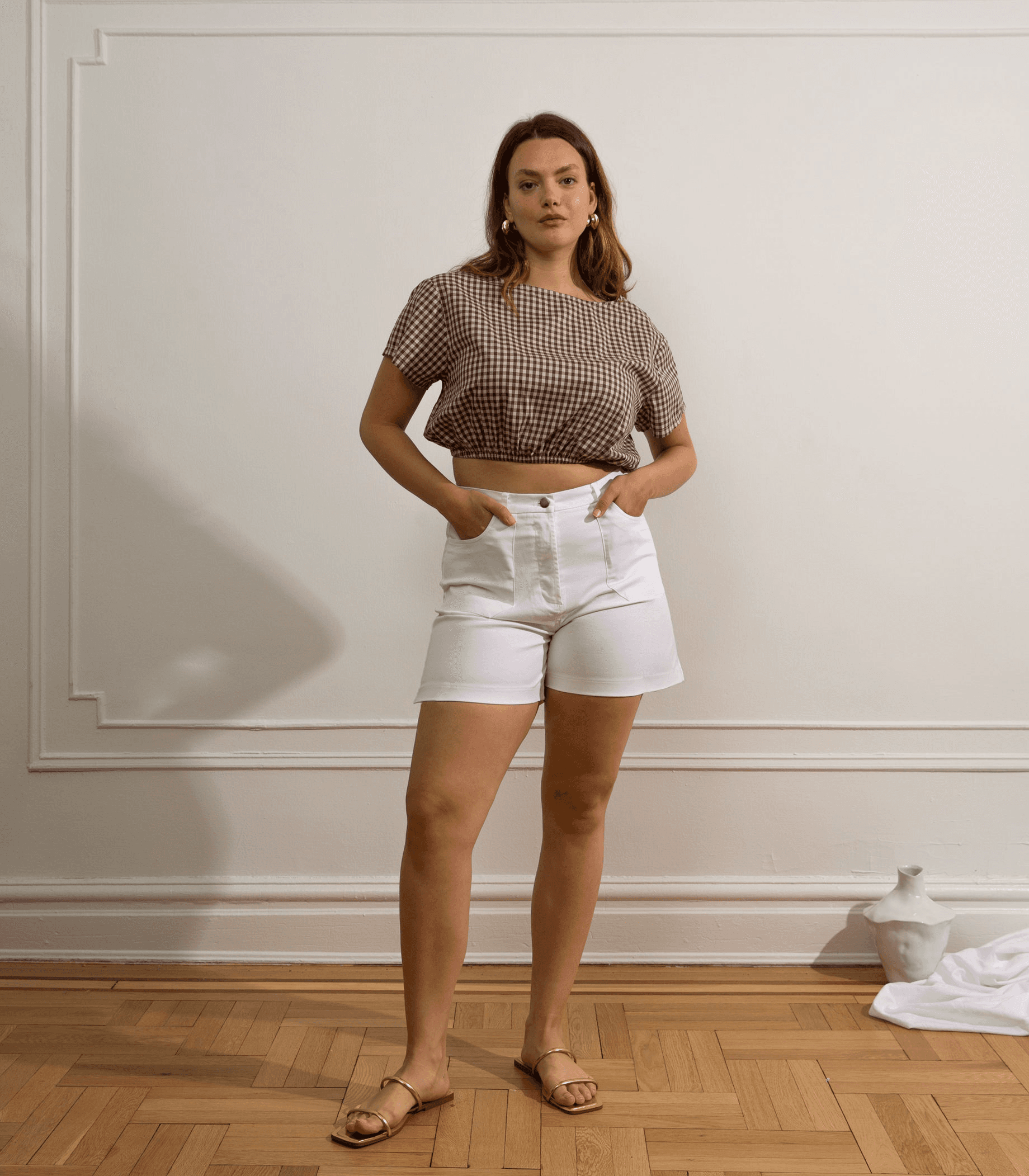 Simone High Waist Shorts - Image 1