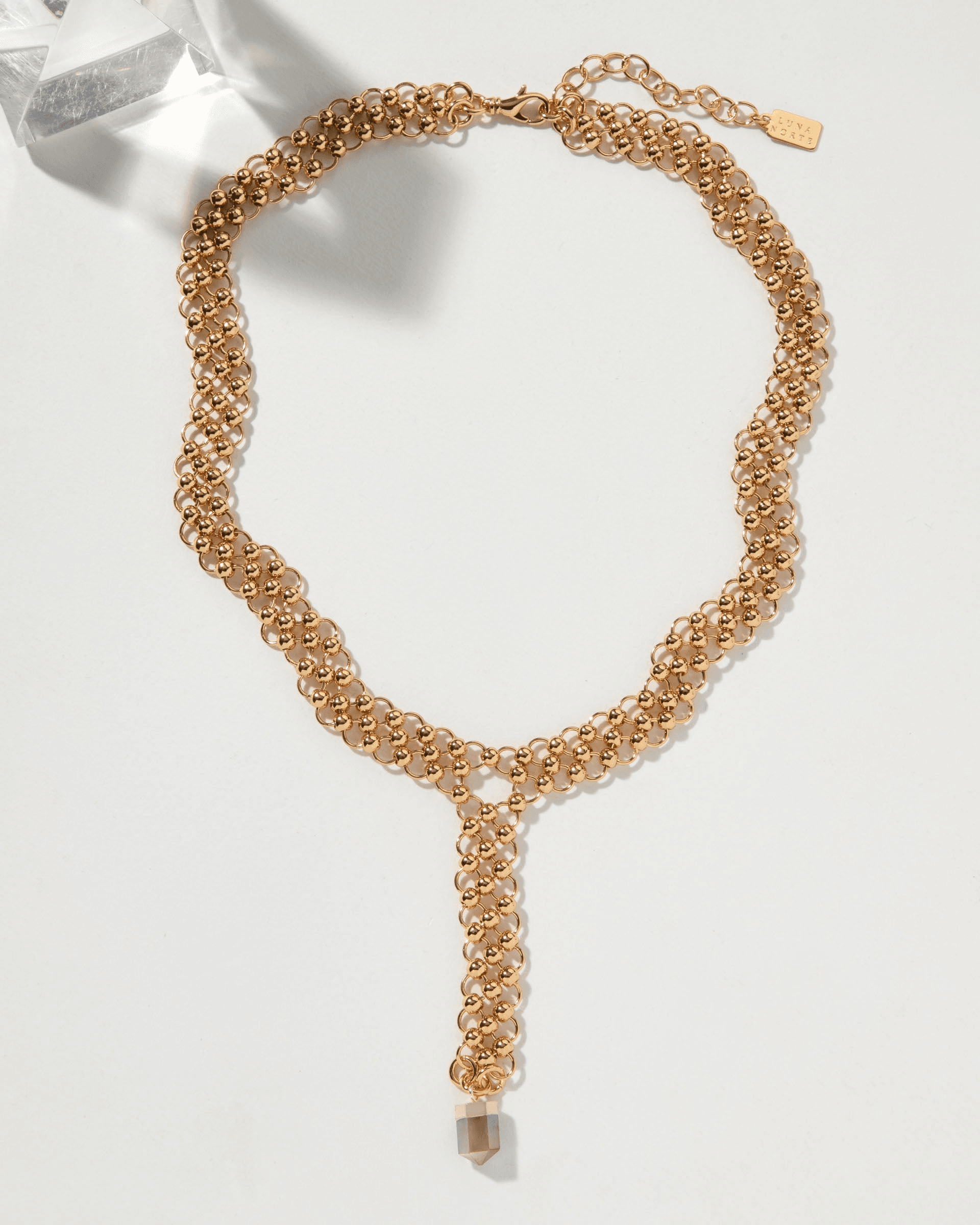 Straight To The Point Chain Maille Y-Necklace - Image 1