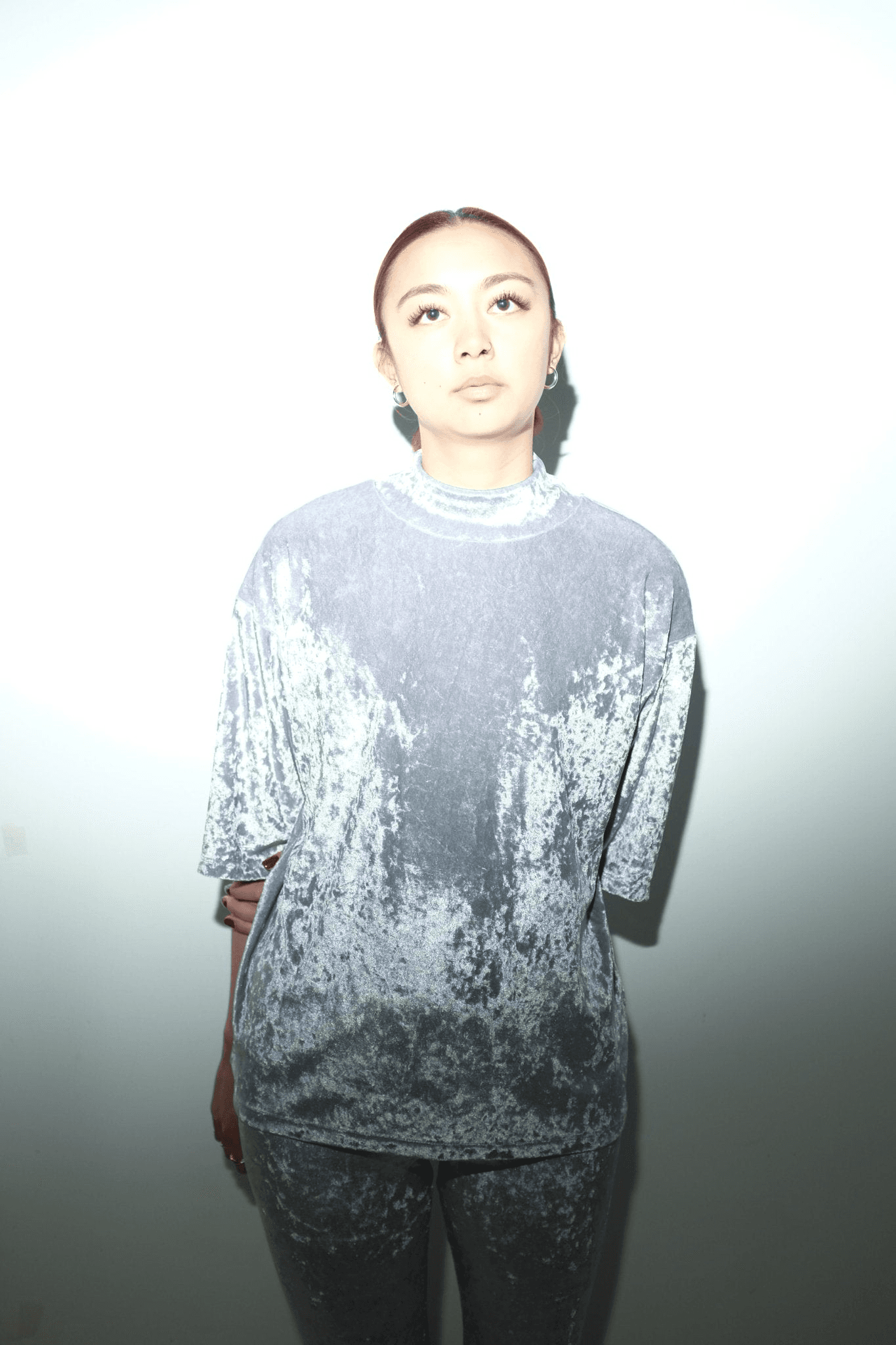 Kenji Mockneck in Ice Blue - Image 1