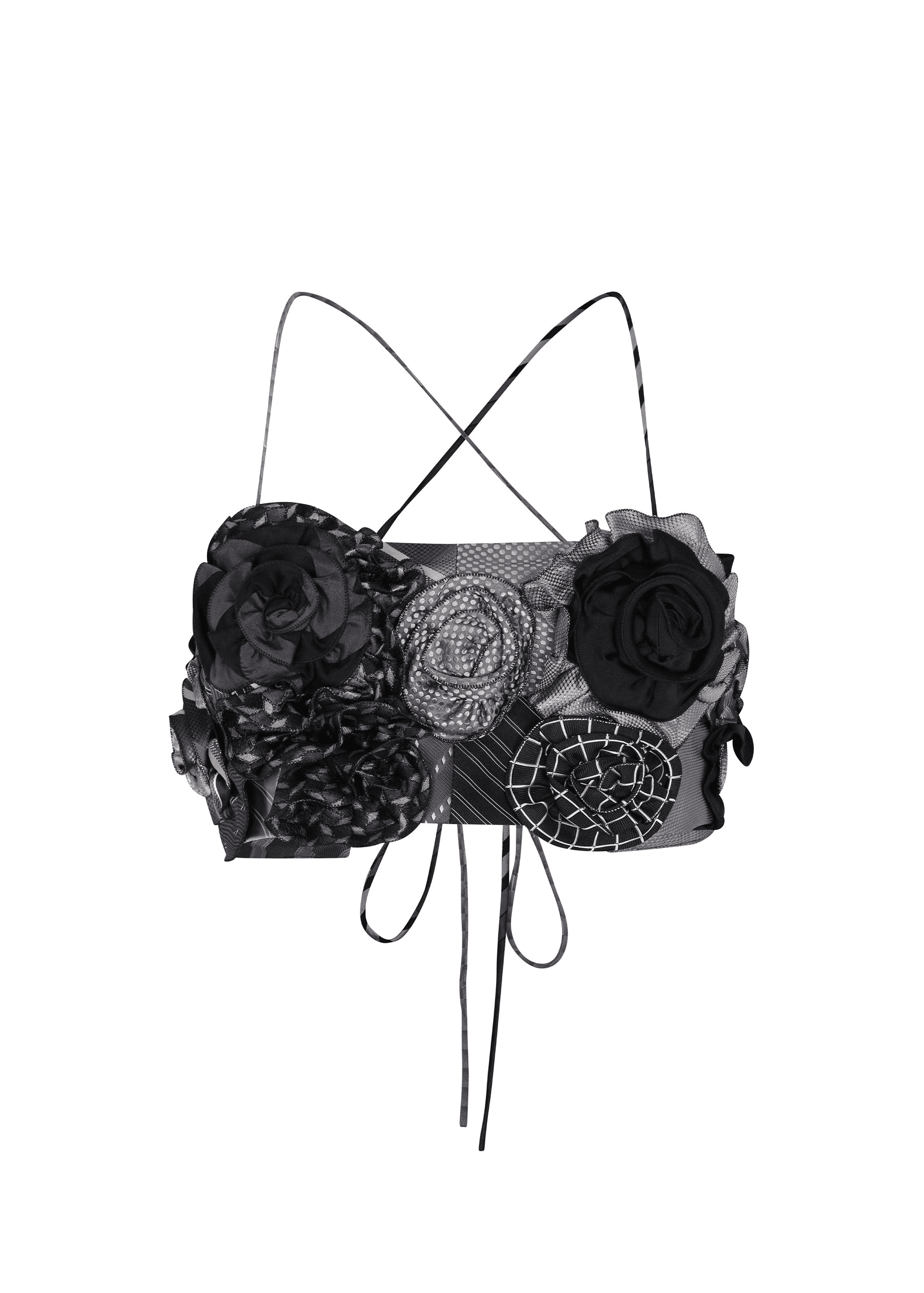 Rosa Silk Sculptural Flower Top - Image 1