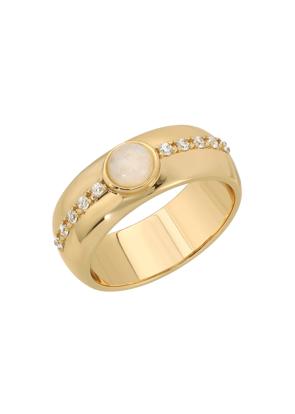 Reign Ring - Gold Moonstone - Image 1